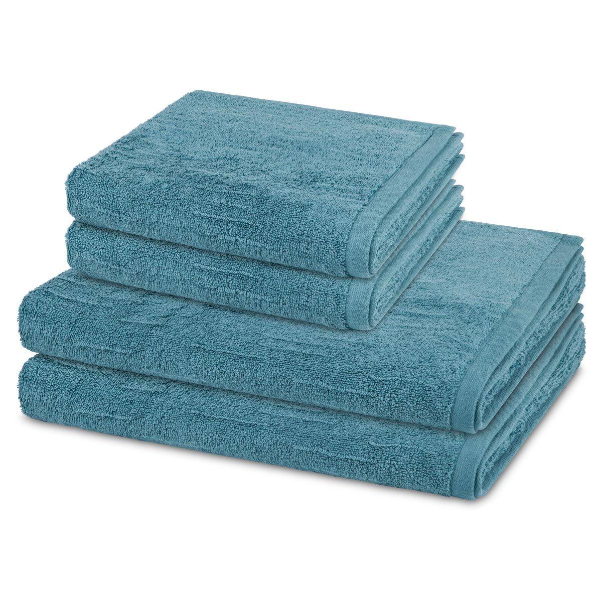 ROSS Handtuch Set Premium, Walkfrottee (Spar-Set, 4-St), 2 X Handtuch 2 X D günstig online kaufen