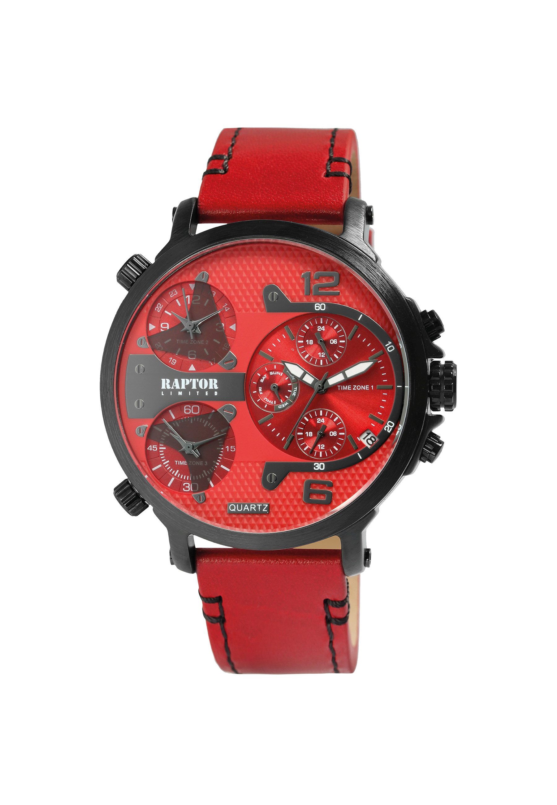 Raptor Limited Quarzuhr Maxx mit Echtlederband, günstig online kaufen