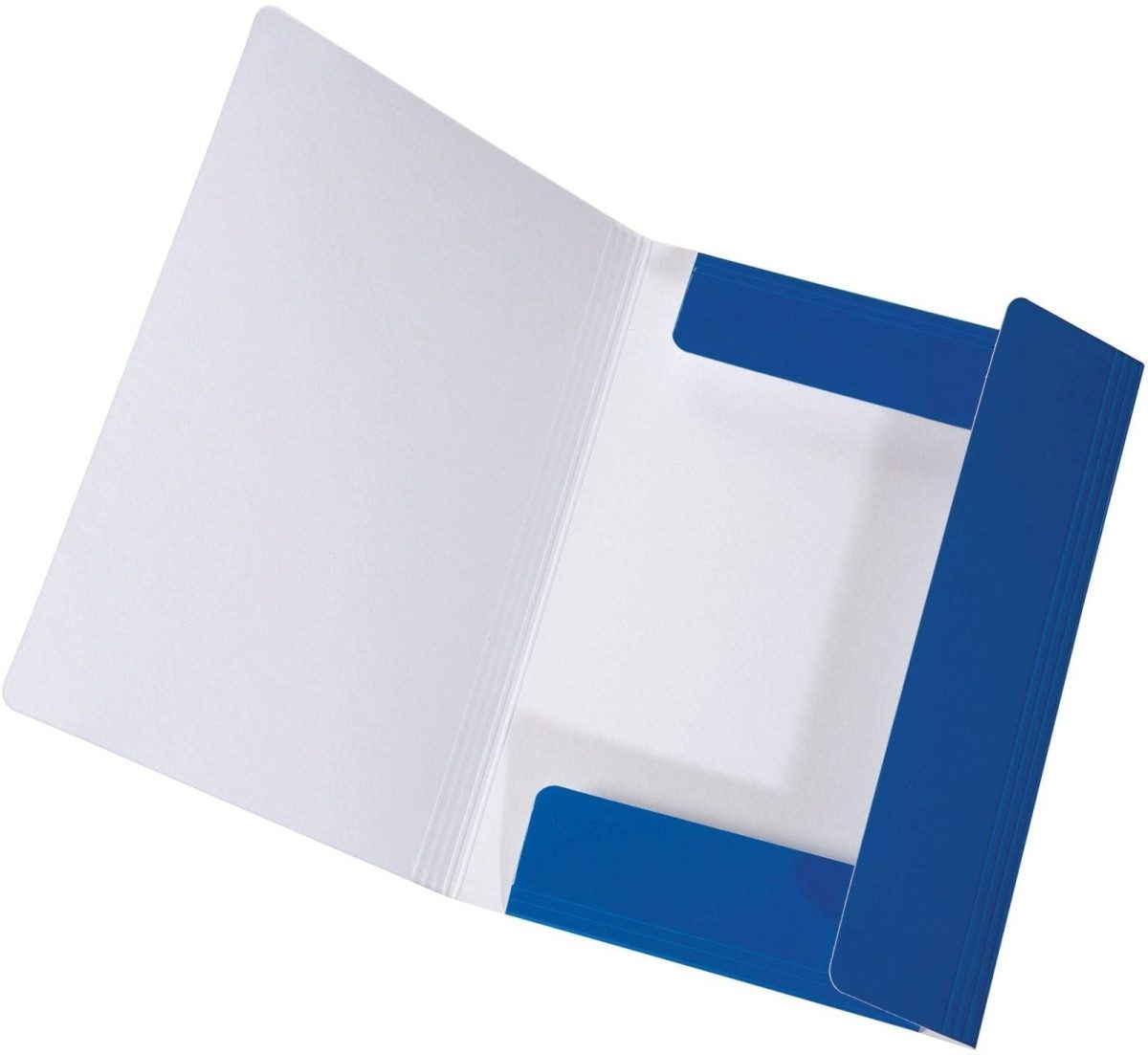 Fächermappe Sammelmappe Longlife A4 Karton glanzkaschiert 700 g/qm blau