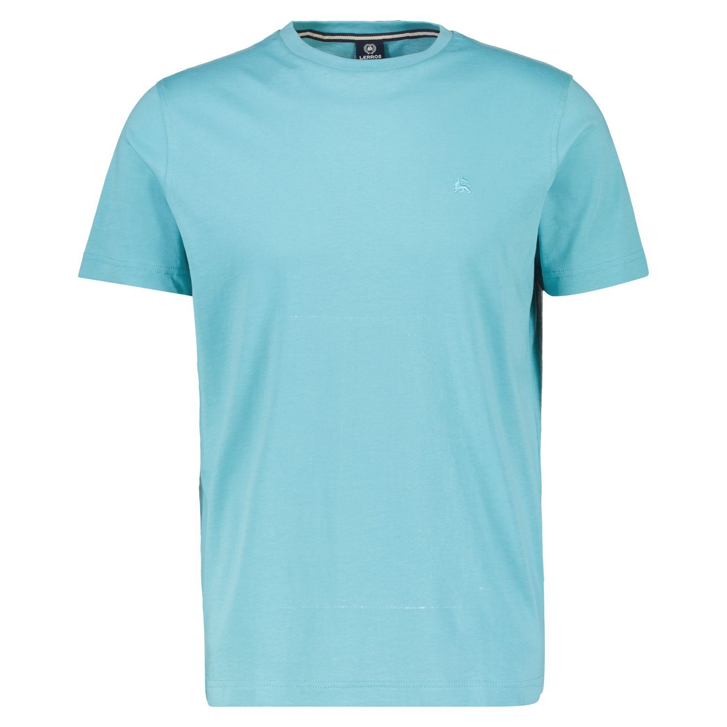 LERROS T-Shirt LERROS Basic T-Shirt, SKY BLUE unifarben