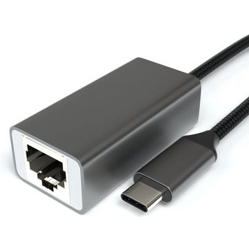 JAMEGA USB C auf Ethernet Adapter Typ C auf RJ45 Netzwerkadapter Gigabit LAN Netzwerk-Adapter