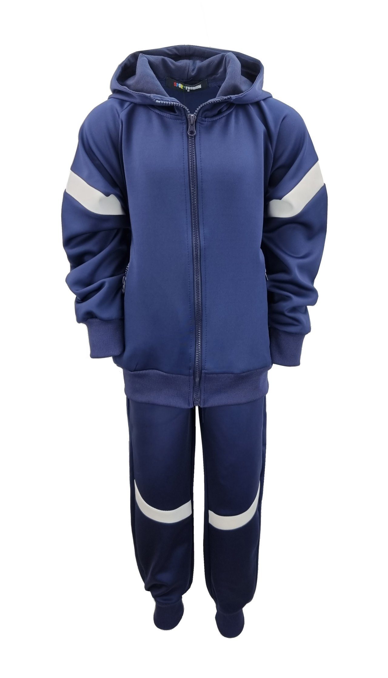 Hessis Trainingsanzug Jogginganzug mit Jacke und Jogginghose für Jungen und Mädchen JF13