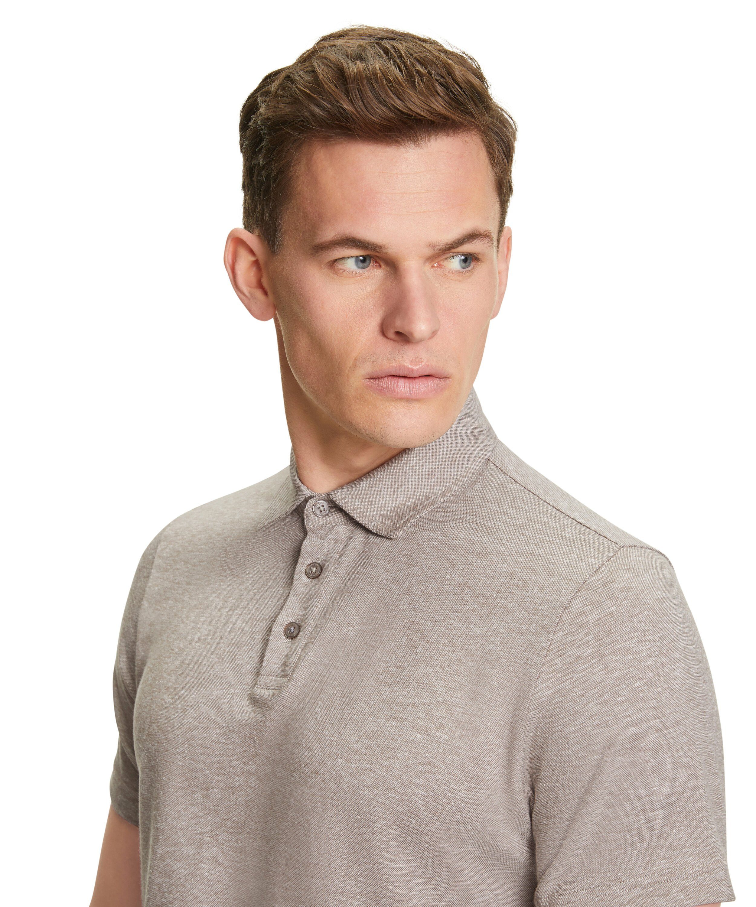 Poloshirt Leinenanteil FALKE mit kiesel (3350)