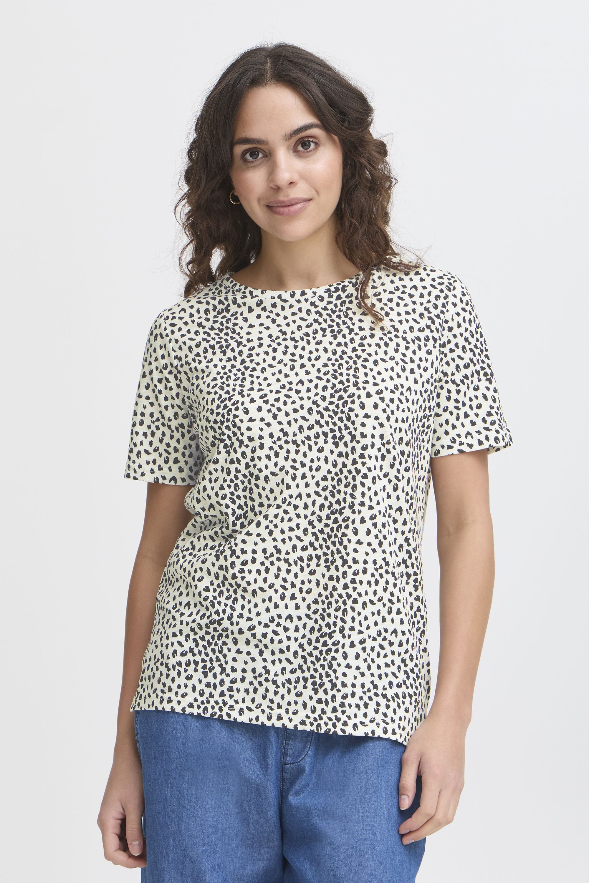 fransa Rundhalsshirt FRHAZEL gemustertes T-Shirt günstig online kaufen