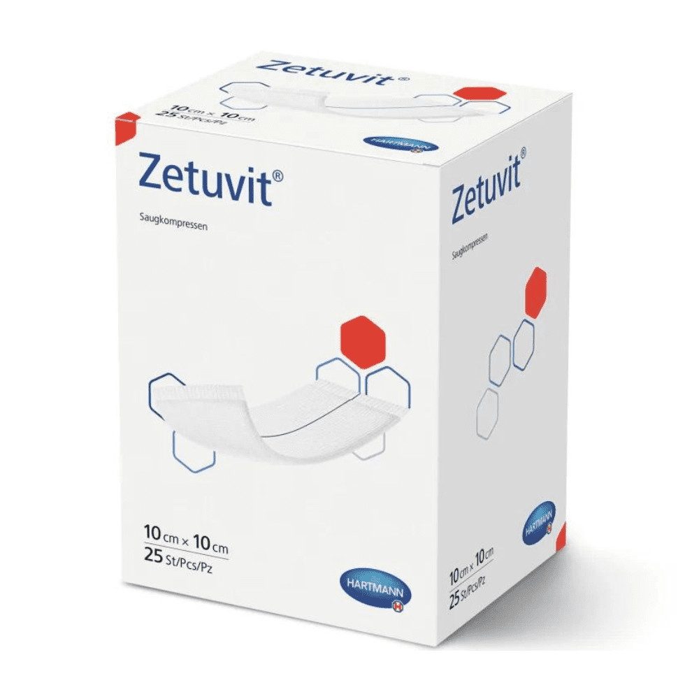 Wundpflaster 9x Hartmann Zetuvit® Saugkompresse verschiedene Größen, steril - 10 x