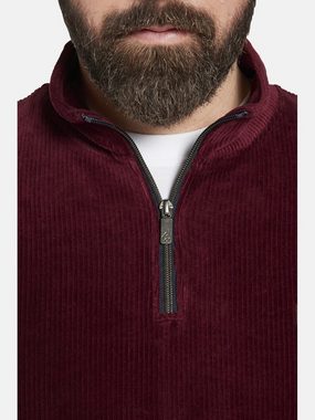 Charles Colby Sweatshirt EARL GILLBIG mit Stehkragen und Zipper