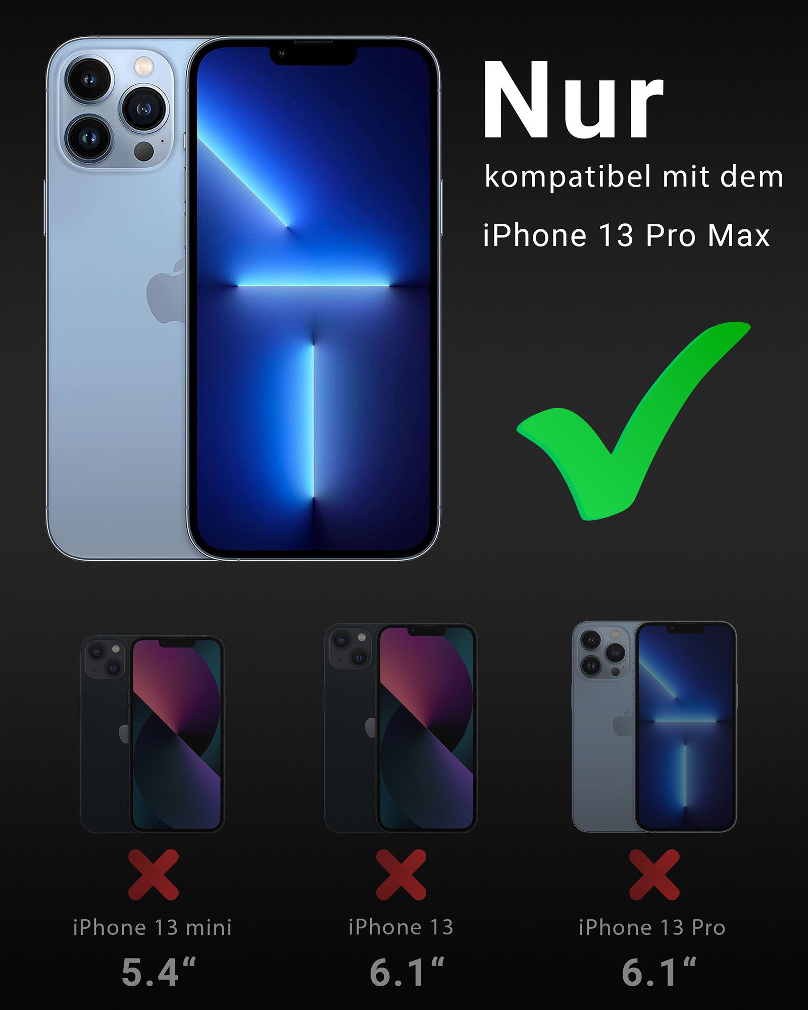 GreenHec Handyhülle Hülle iPhone 17 16 15 14 13 12 11 Pro Max 16e 17e Air MagSafe Magnetic 6.1 Zoll, Magnetisch Cover Schwarz Matt Black Case Bumper Schutzhülle Handyhülle