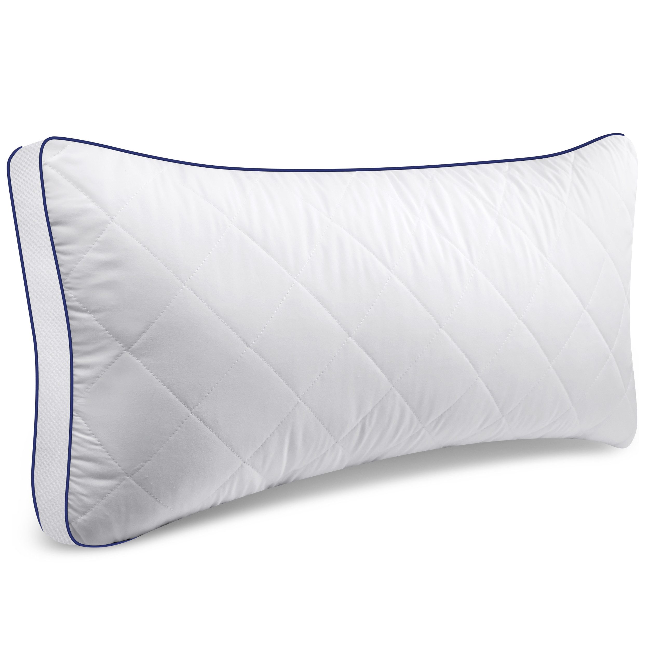 Gentle North Microfaserkissen Kopfkissen in Hotelqualität flauschige, gut gefüllte Schlafkissen, Füllung: Polyester, Rückenschläfer, Seitenschläfer, Bauchschläfer, Seitschläfer
