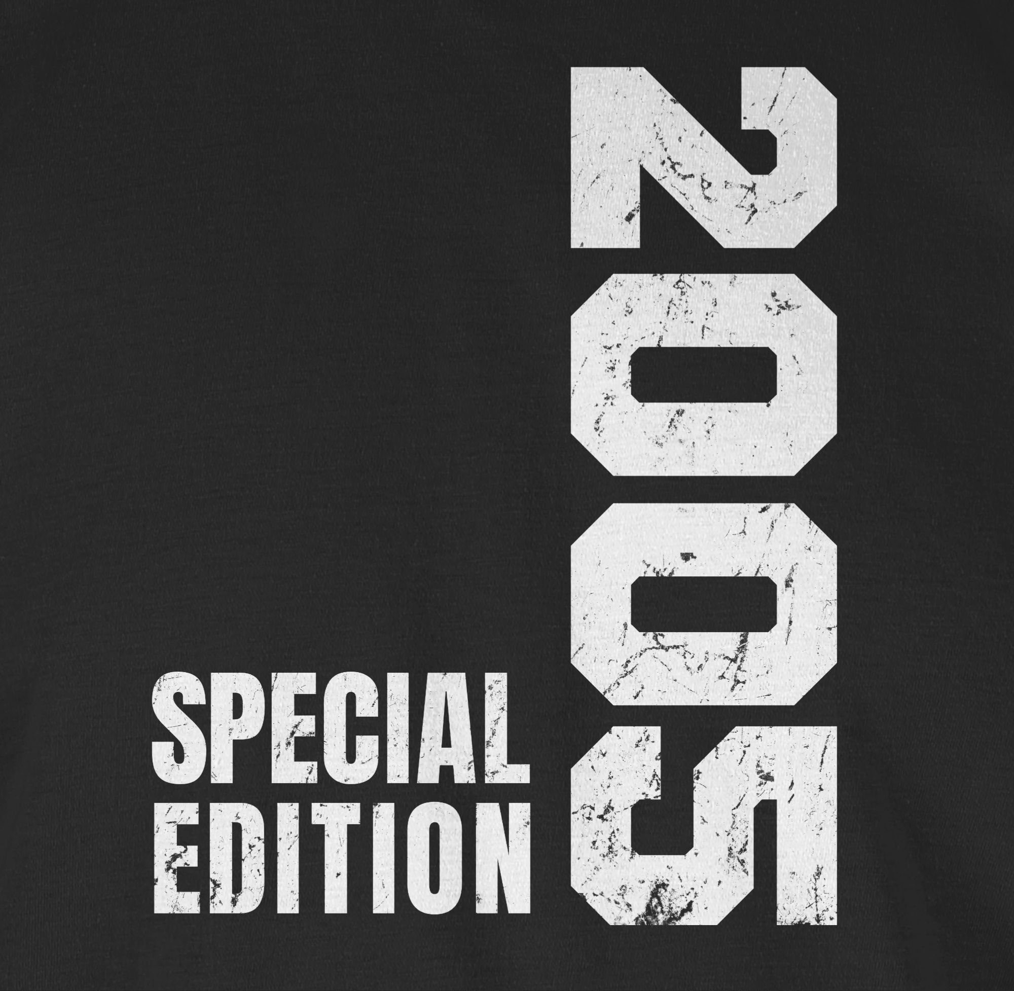 Geburtstag Special 18. 01 Shirtracer T-Shirt Schwarz Edition 2005