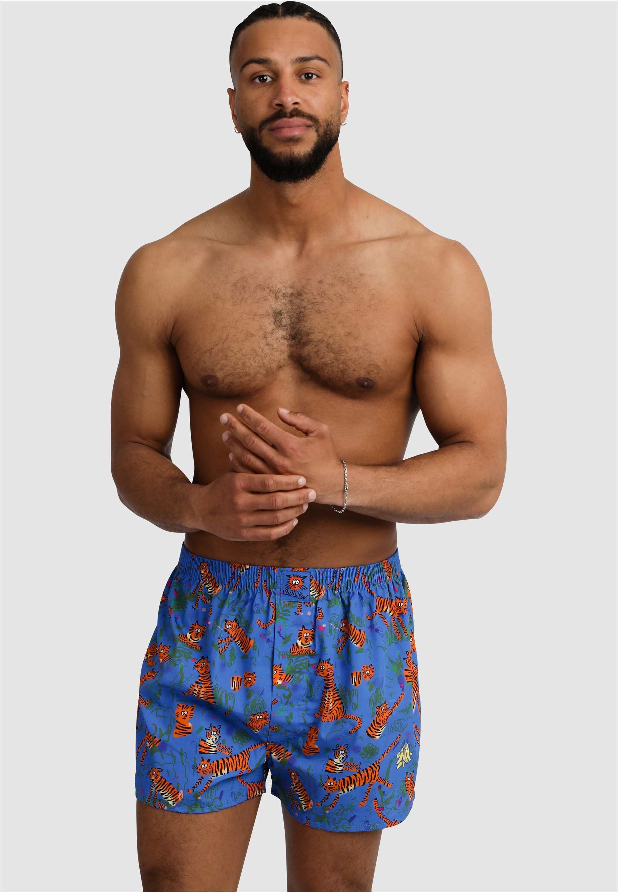 Lousy Livin Boxershorts 2Pack Boxershorts Tiger mit lockerem Schnitt