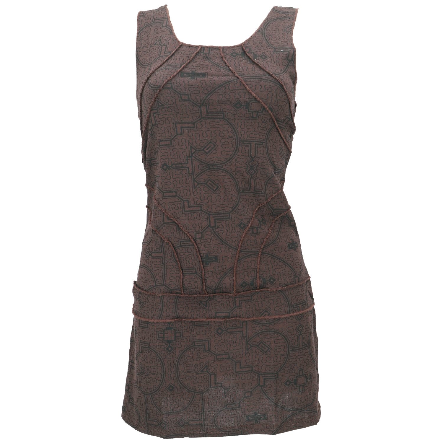 Guru-Shop Midikleid Ethno Minikleid, Festival Goakleid günstig online kaufen