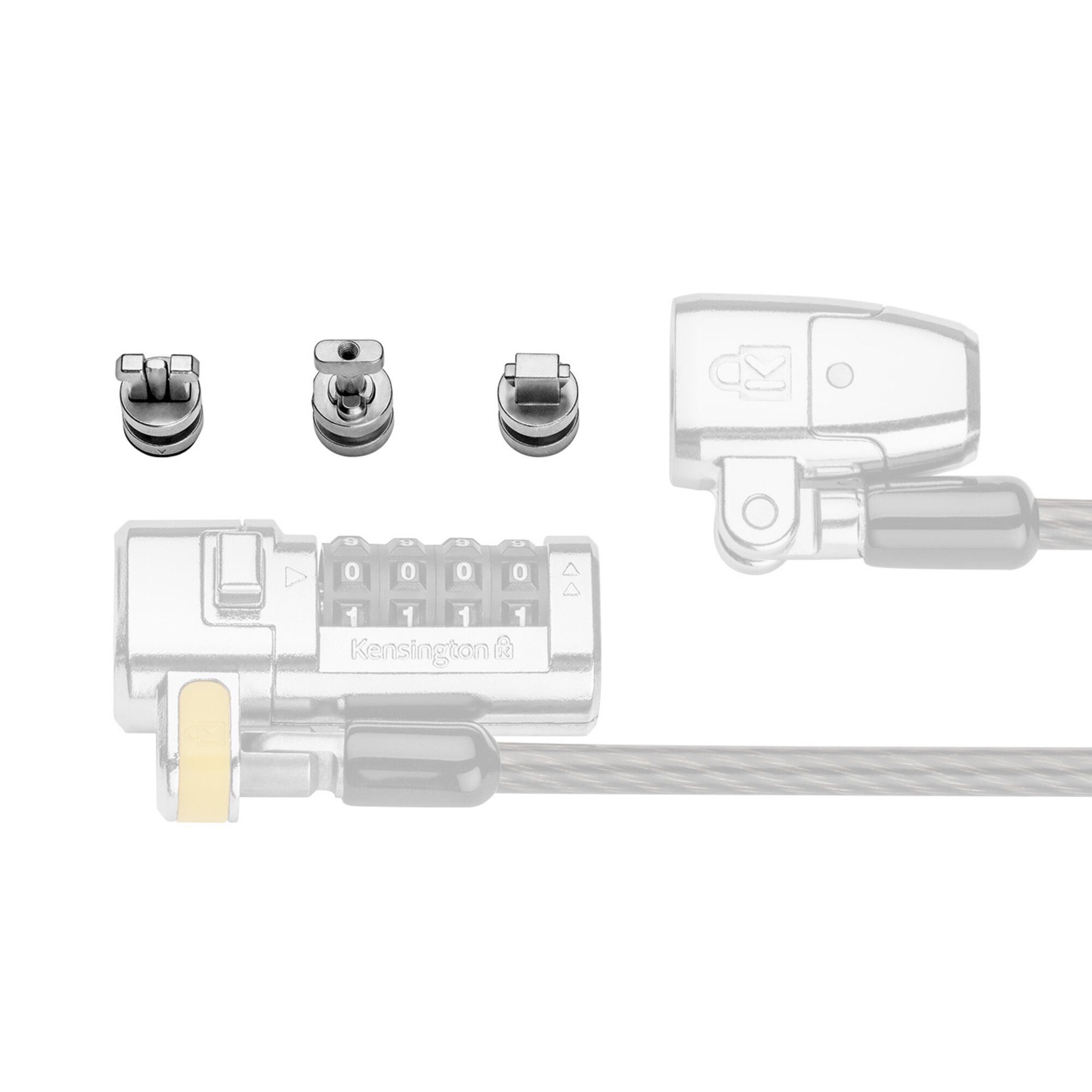 KENSINGTON Kensington K68001WW Kensington ClickSave Verankerung 3-in-1 Notebook-Adapter