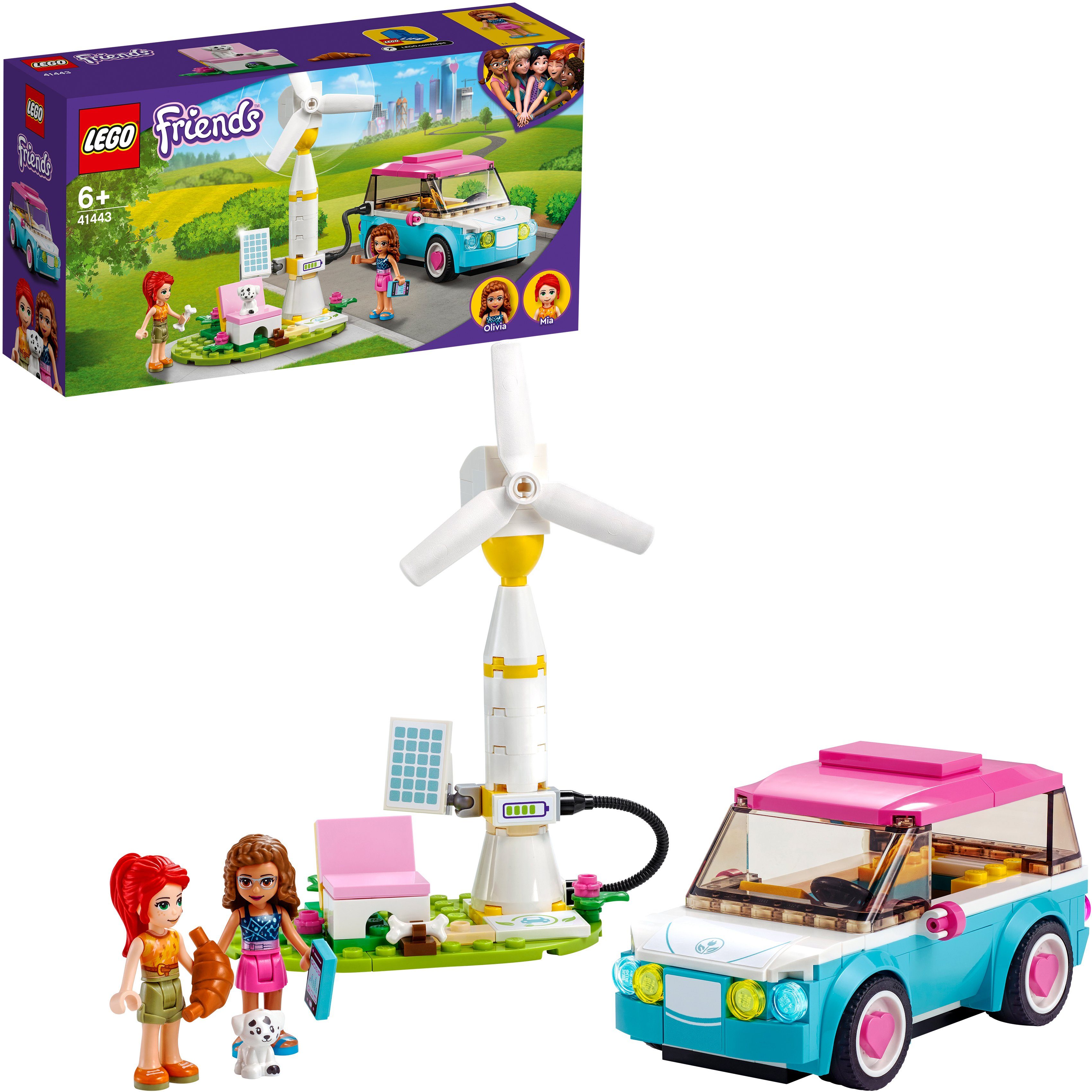 Image of LEGO 41443 OLIVIAS ELEKTROAUTO Bausatz, Mehrfarbig