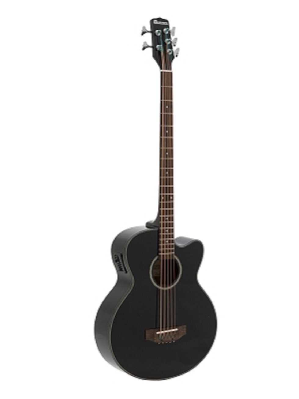 DIMAVERY Akustik-Bass AB-455, 5-saitig, natur / schwarz