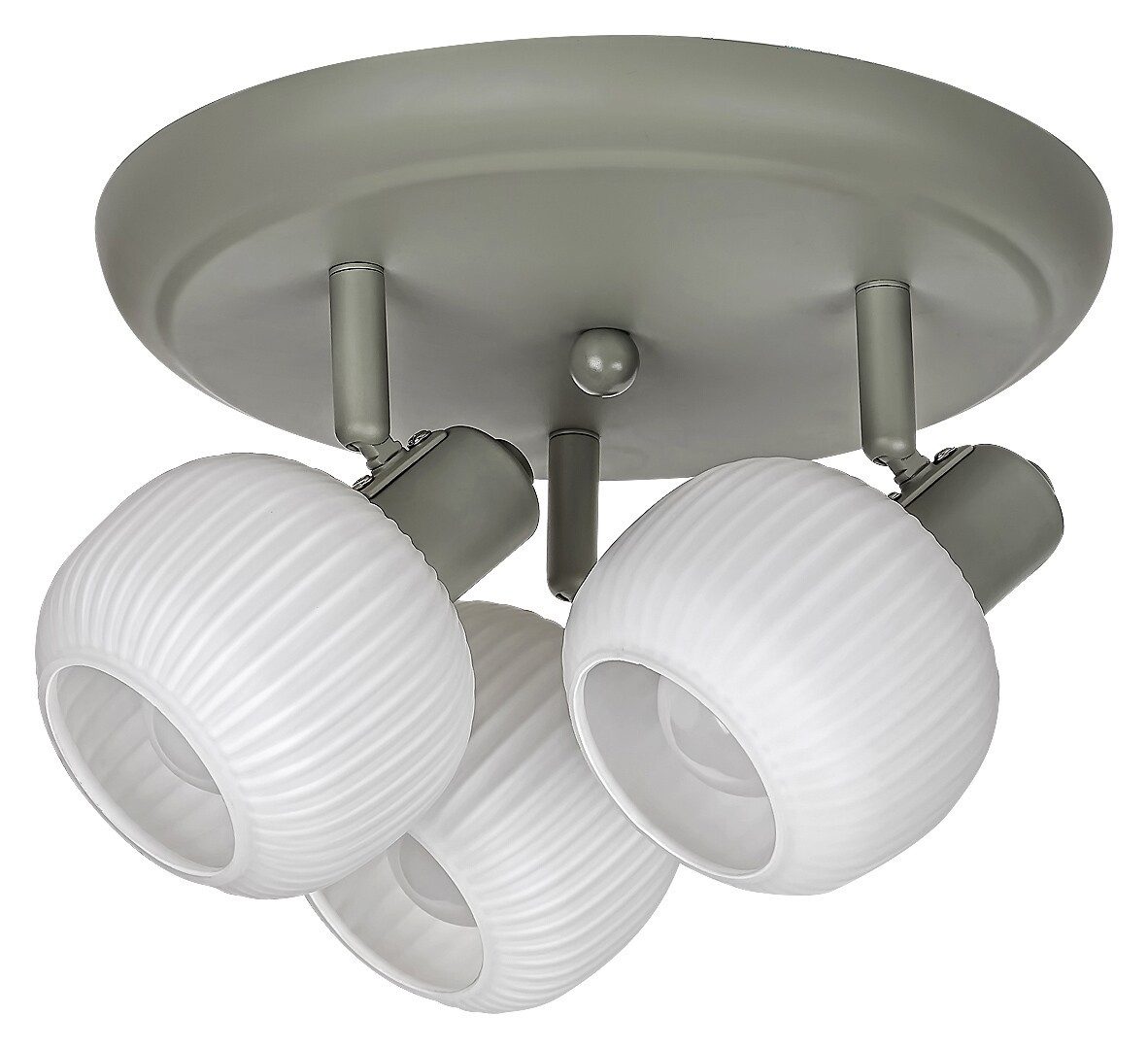 Rabalux LED Deckenspots "Soraya" 3-flammig, Metall, grün, rund, E14, ø300mm