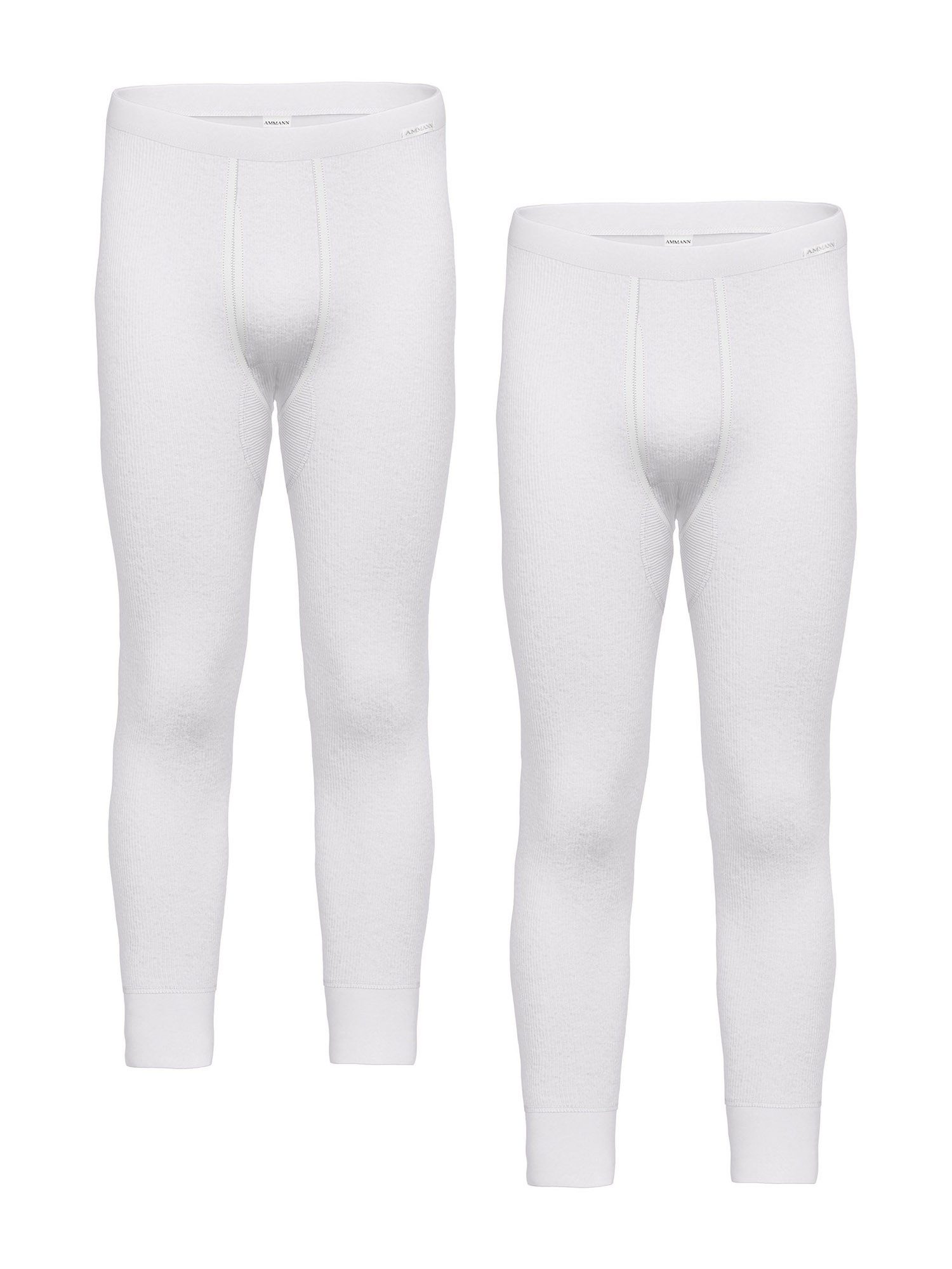 Ammann Lange Unterhose Org 433 Doppelripp lang mE (2-St) Unterhose, Unterhose lang, Unterwäsche
