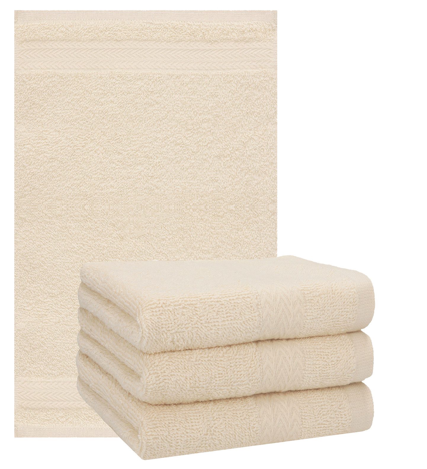 Betz Handtuch 4 Stück Handtücher Set Premium Größe 50 x 100 cm, 100% Baumwolle (4-St)