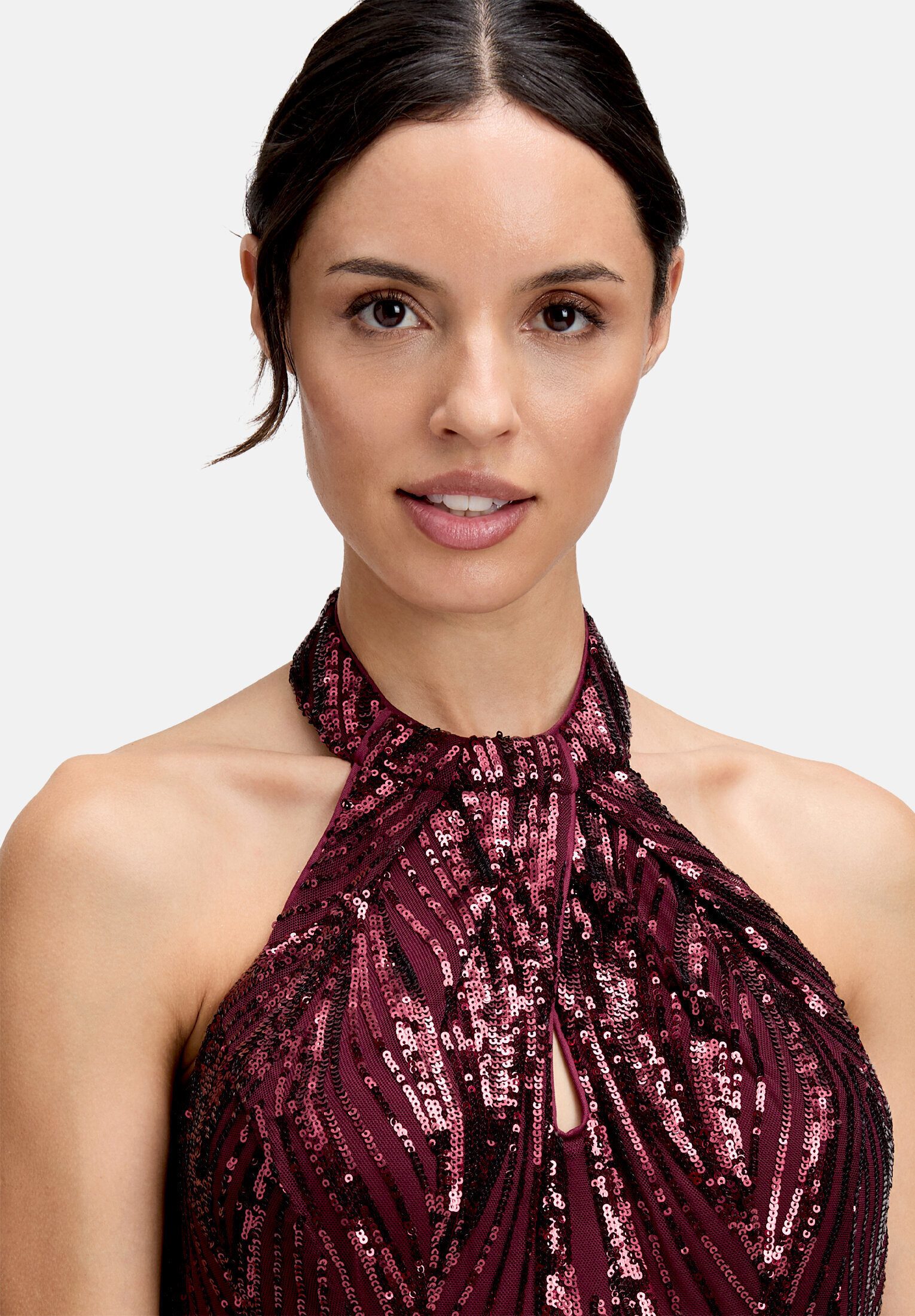 Vera Mont Abendkleid Damen im Glitzer-Look