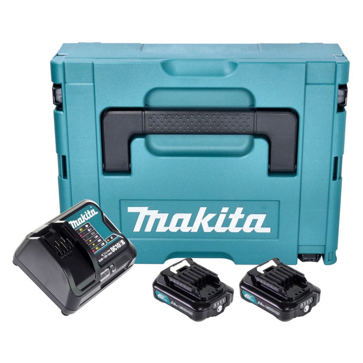 Makita Power Source Kit (197658-5) 2x BL 1021 B Akku 12 V max. 2,0 Ah CXT  Akkupacks