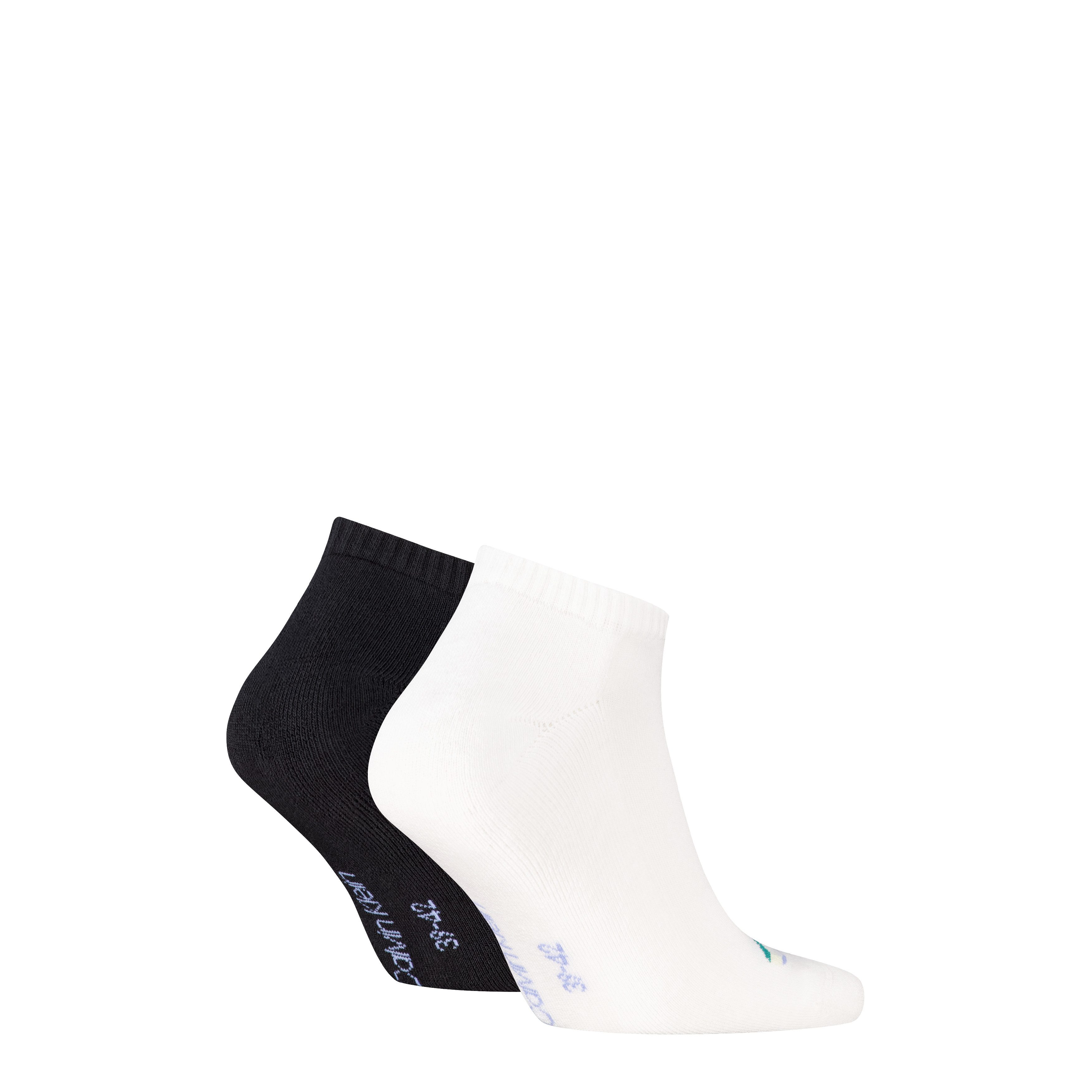 Calvin Klein Jeans Sneakersocken CKJ MEN SNEAKER 2P MONOGRAM (2-Paar, 2 Paar) komfortable Frotteesohle für zusätzlichen Komfort