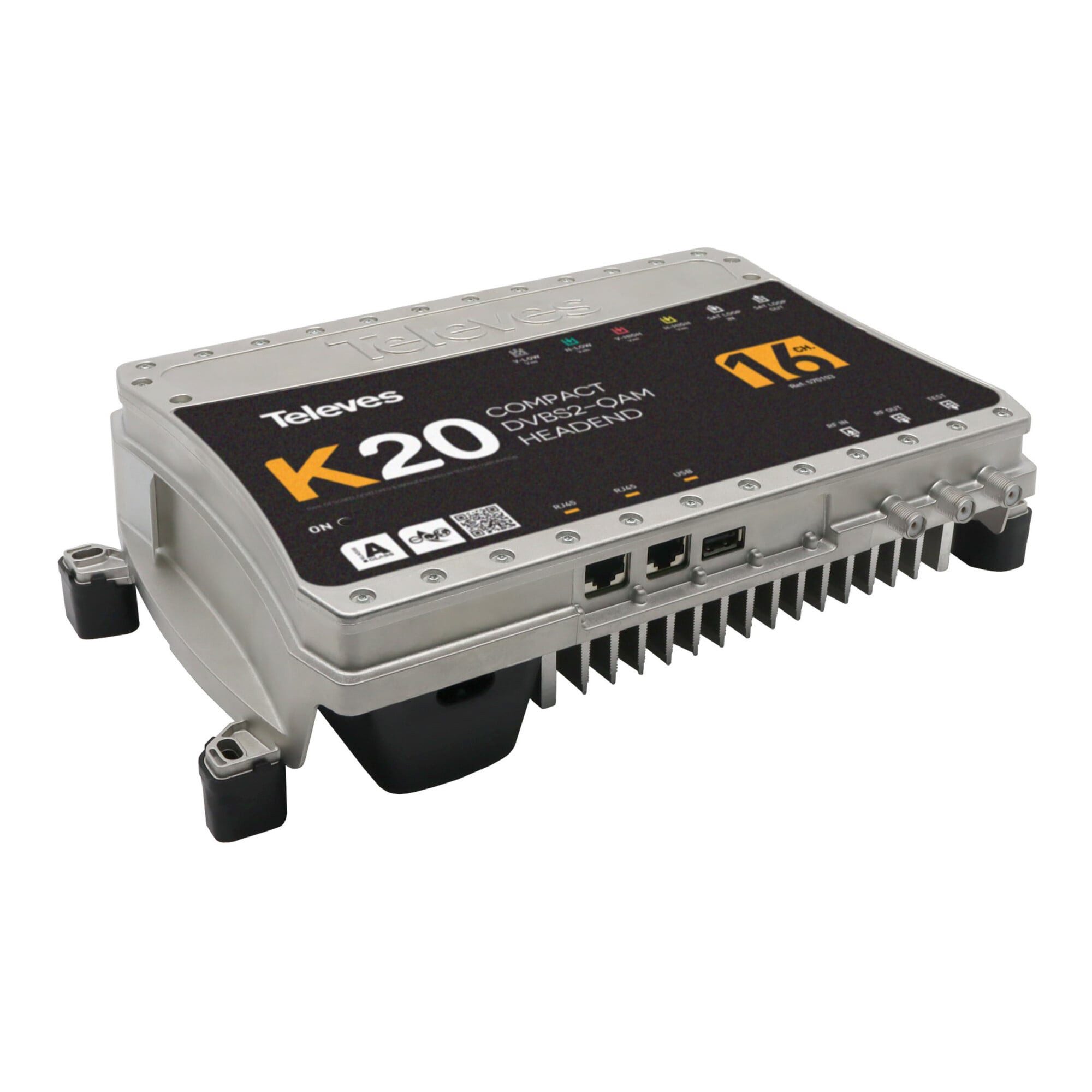 Televes Televes Kompaktkopfstelle 16 Tr. DVB-S2 in QAM K20-16 SAT-Kabel