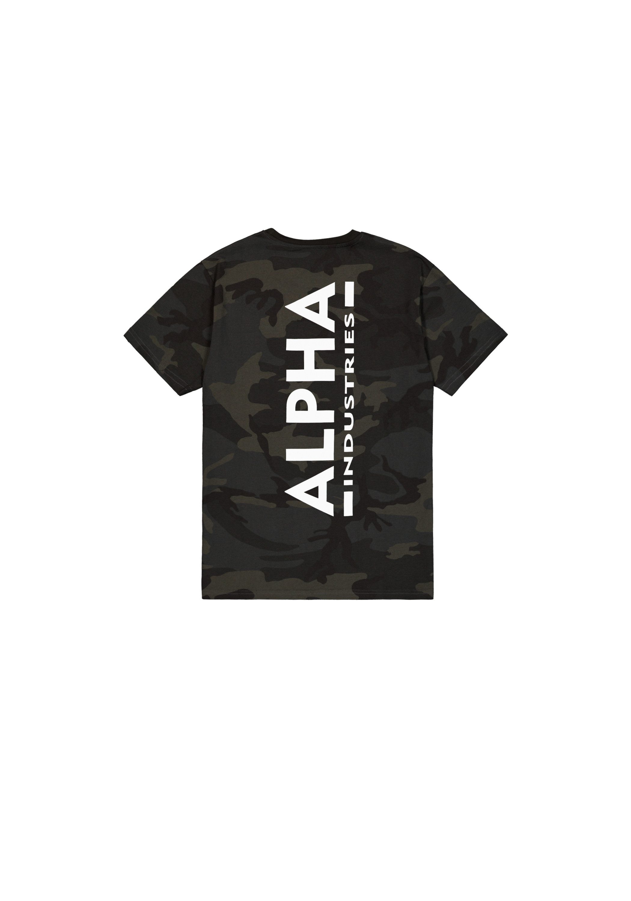 Alpha Industries T-Shirt Backprint T-Shirt Camo günstig online kaufen
