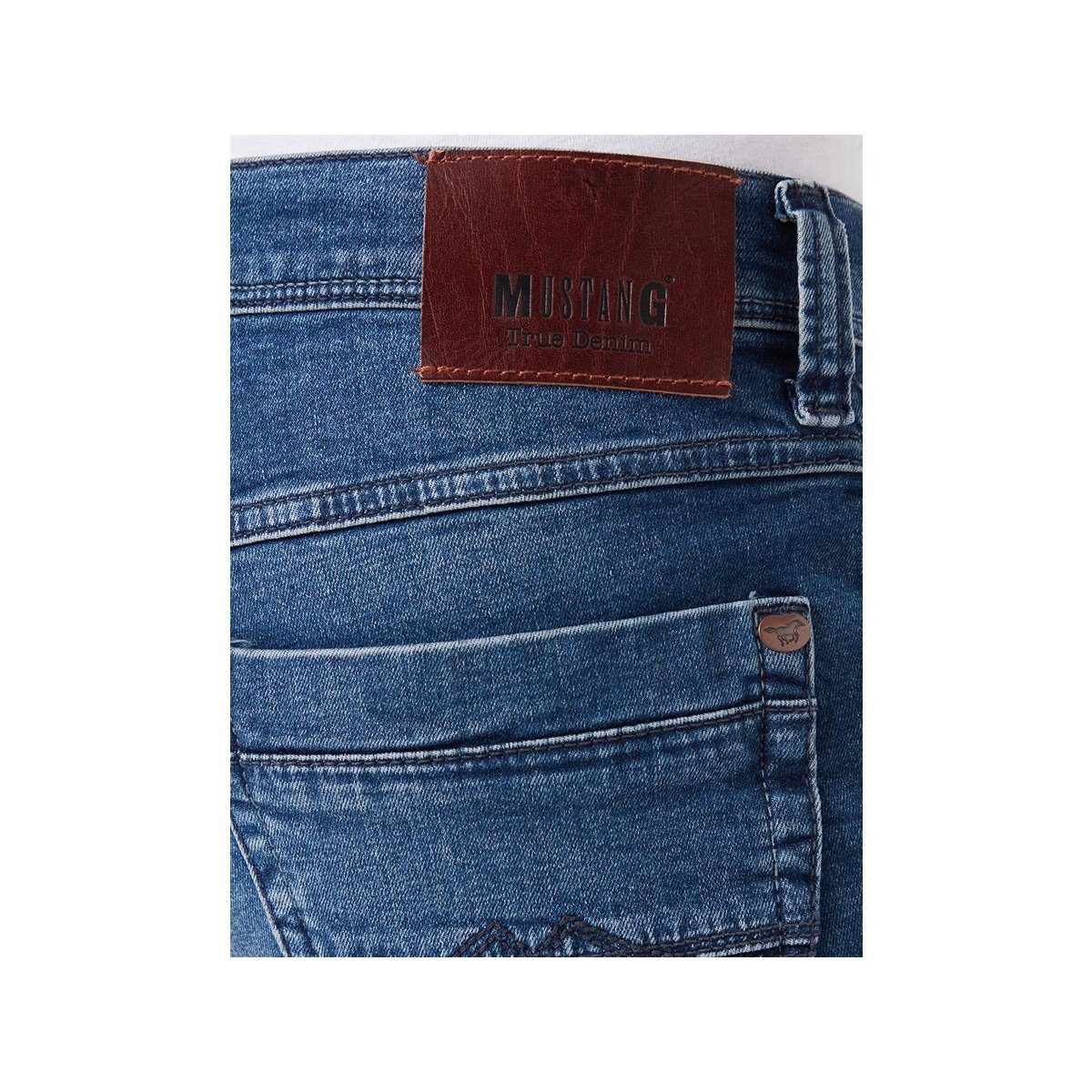 MUSTANG 5-Pocket-Jeans blau (1-tlg)