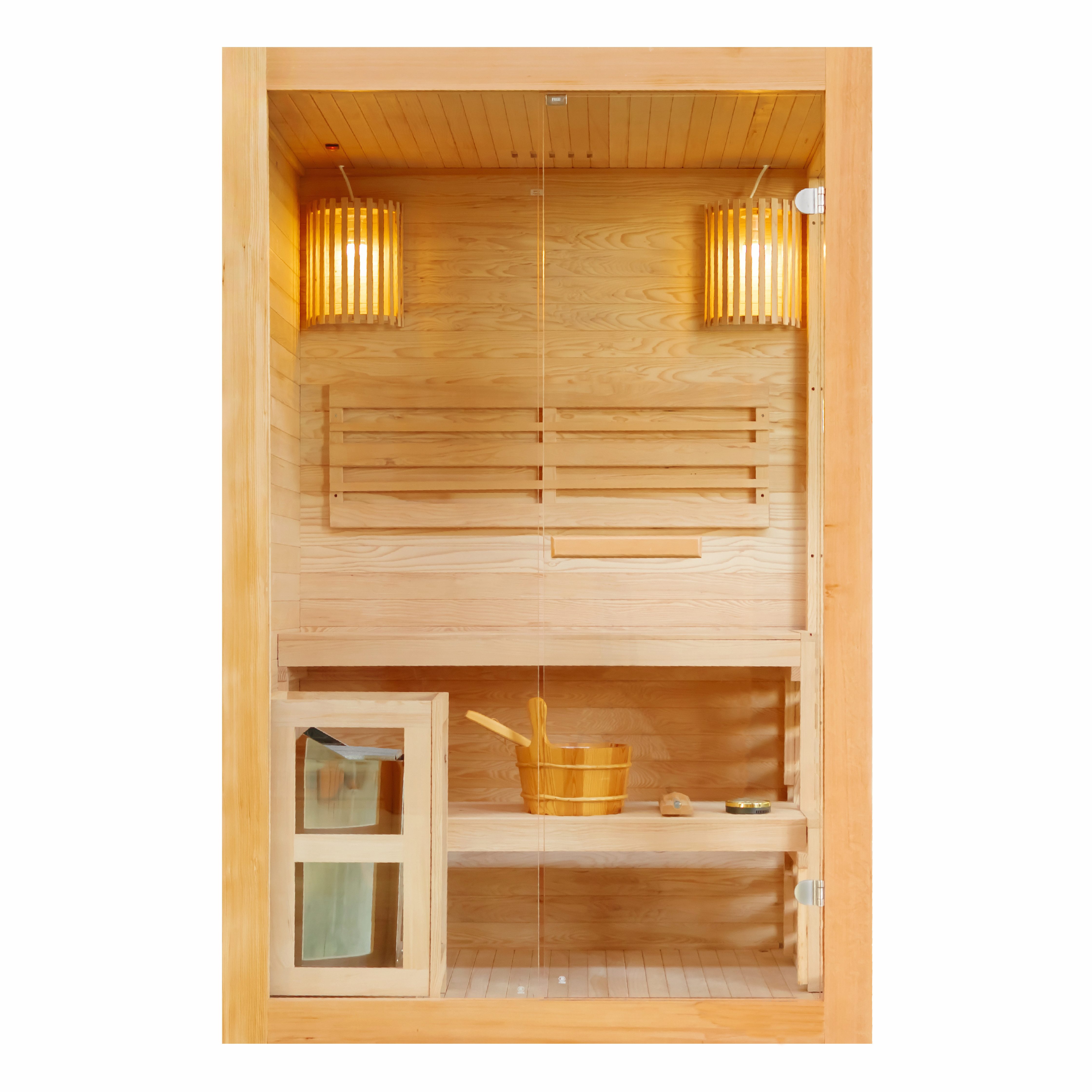 Sanotechnik Sauna PANORAMA, BxTxH: 130 x günstig online kaufen
