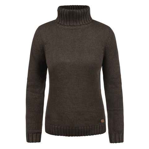 DESIRES Rollkragenpullover Pia Strickpullover mit verlängerter Rückenpartie