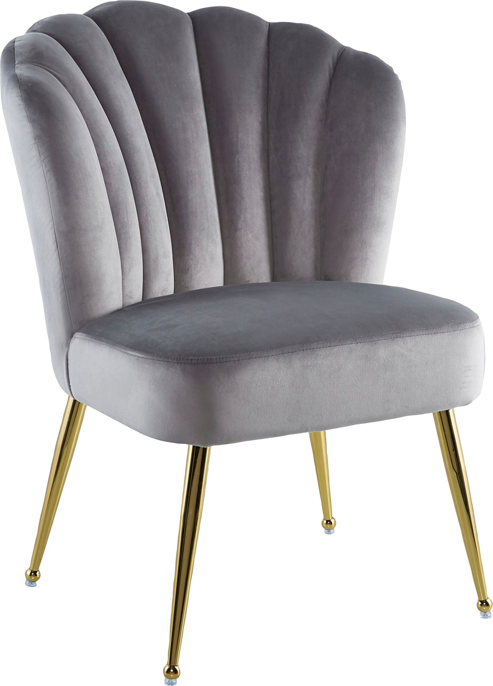 Kayoom Esszimmerstuhl Stuhl Pippa, Rückenlehne im Retro-Stil, ausgefallene Rückenlehne (1 St), samtweicher Bezug, Eye-Catcher im Raum, ausgefallene Rückenlehne