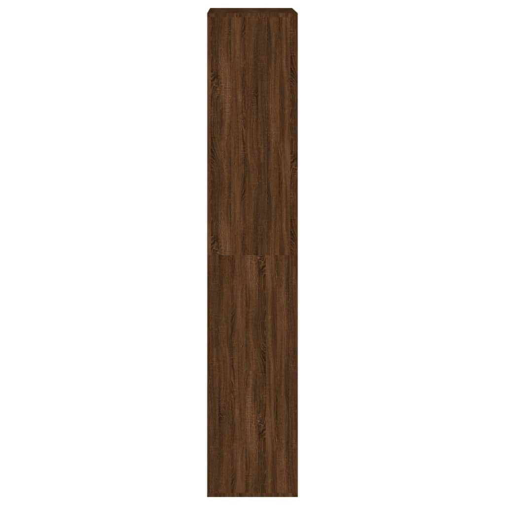 Eiche 1-tlg. Holzwerkstoff, Braun Schuhregal Schuhregal vidaXL Braune Eichen-Optik 54x34x183 cm
