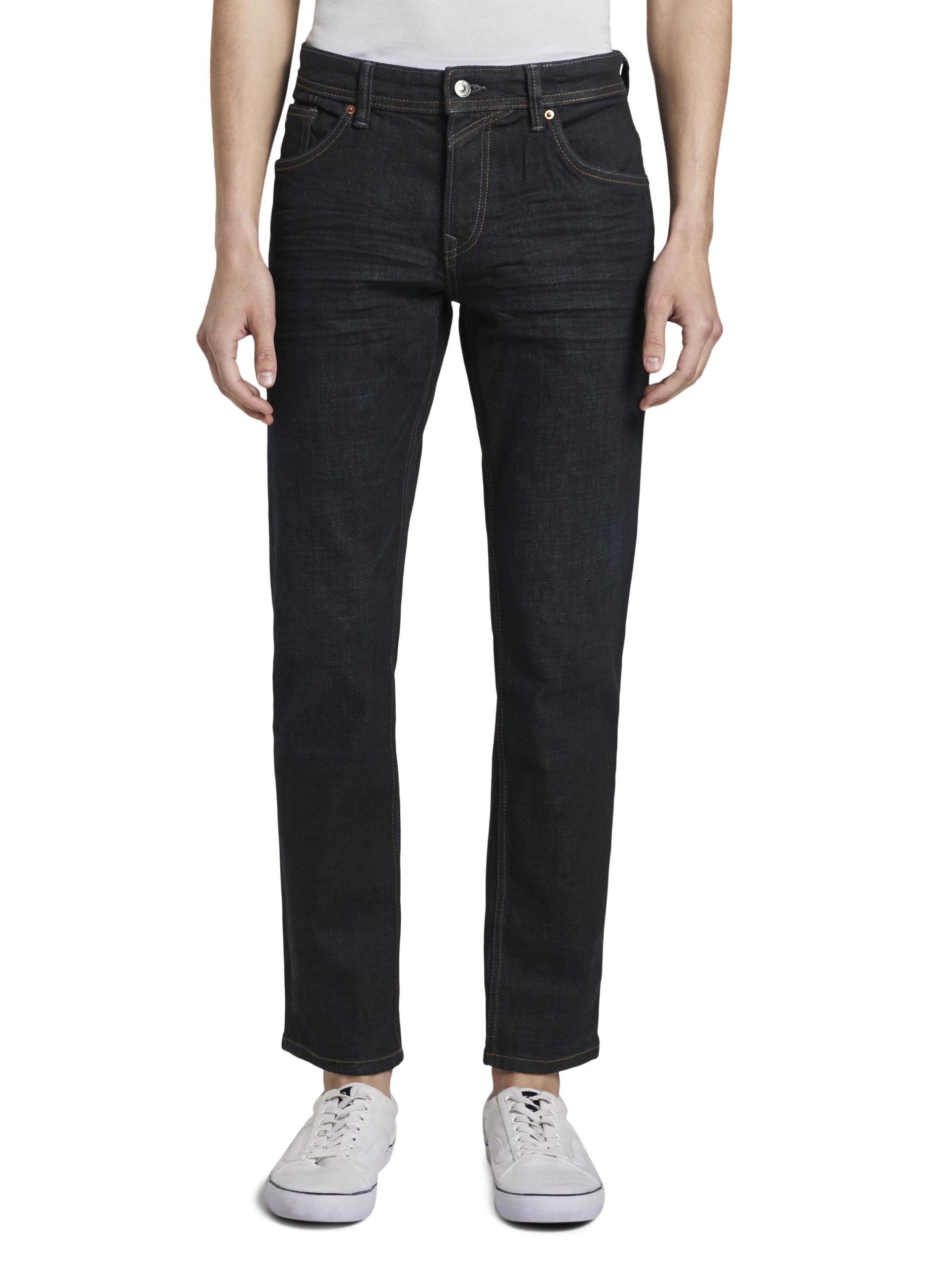 TOM TAILOR Bequeme Jeans straight AEDAN dark denim