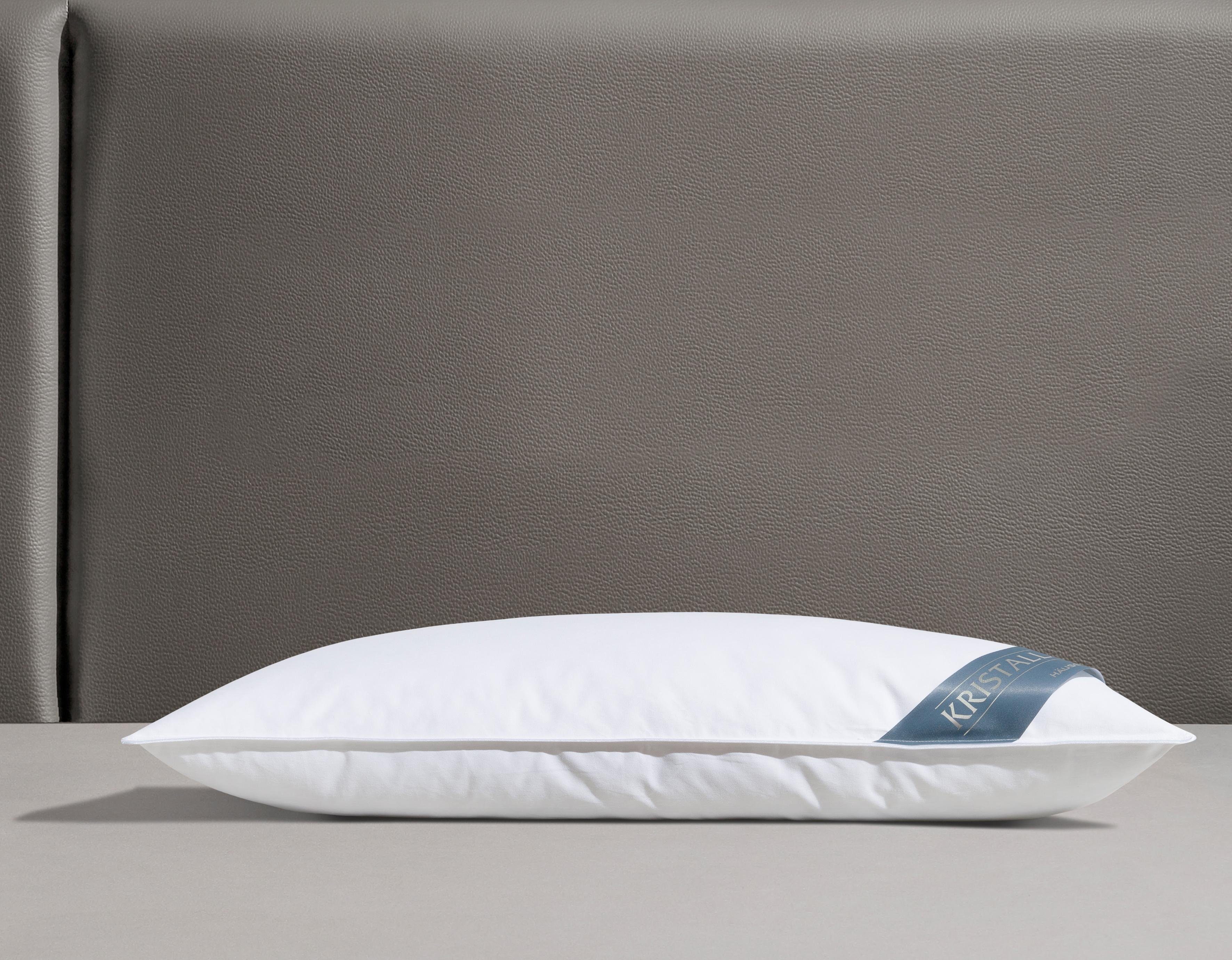 Haeussling Federkopfkissen Kristall Edition, Füllung: 85% Federn, 15% Daune günstig online kaufen