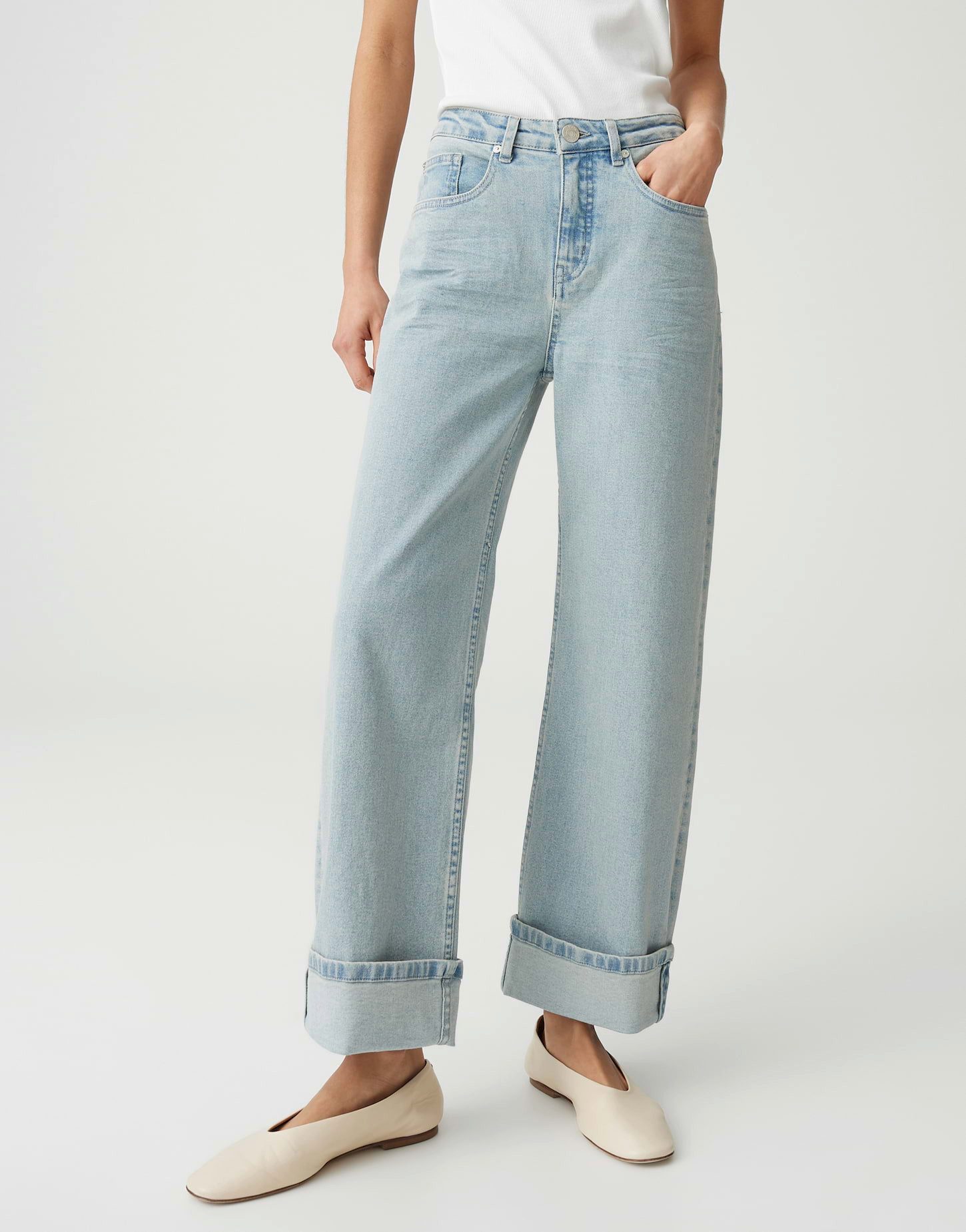 7/8-Jeans Miva breath aus Denim mit geradem Beinverlauf