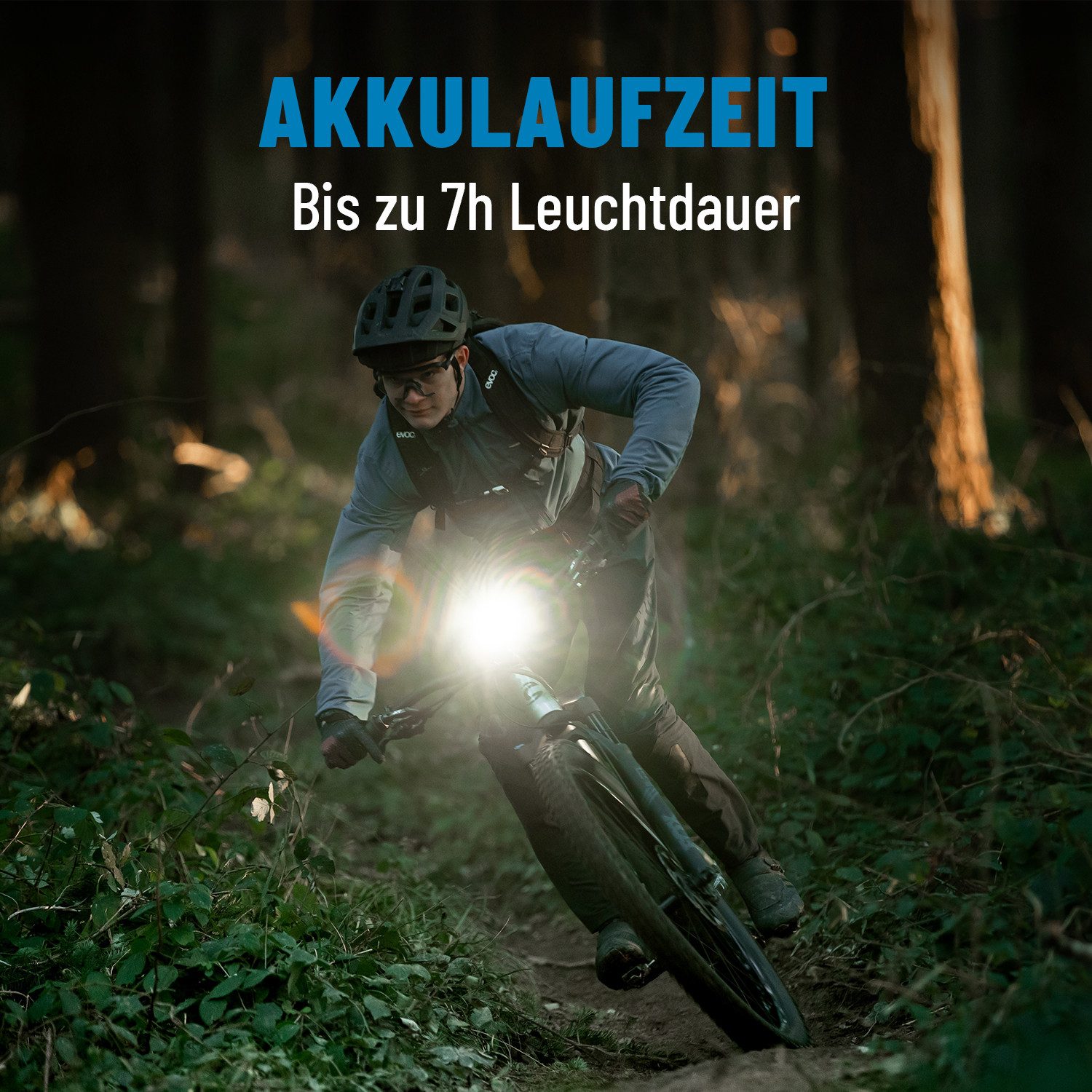 greate. Fahrradbeleuchtung LED Fahrradlicht Set USB aufladbar - Fahrradbeleuchtung für Kinder