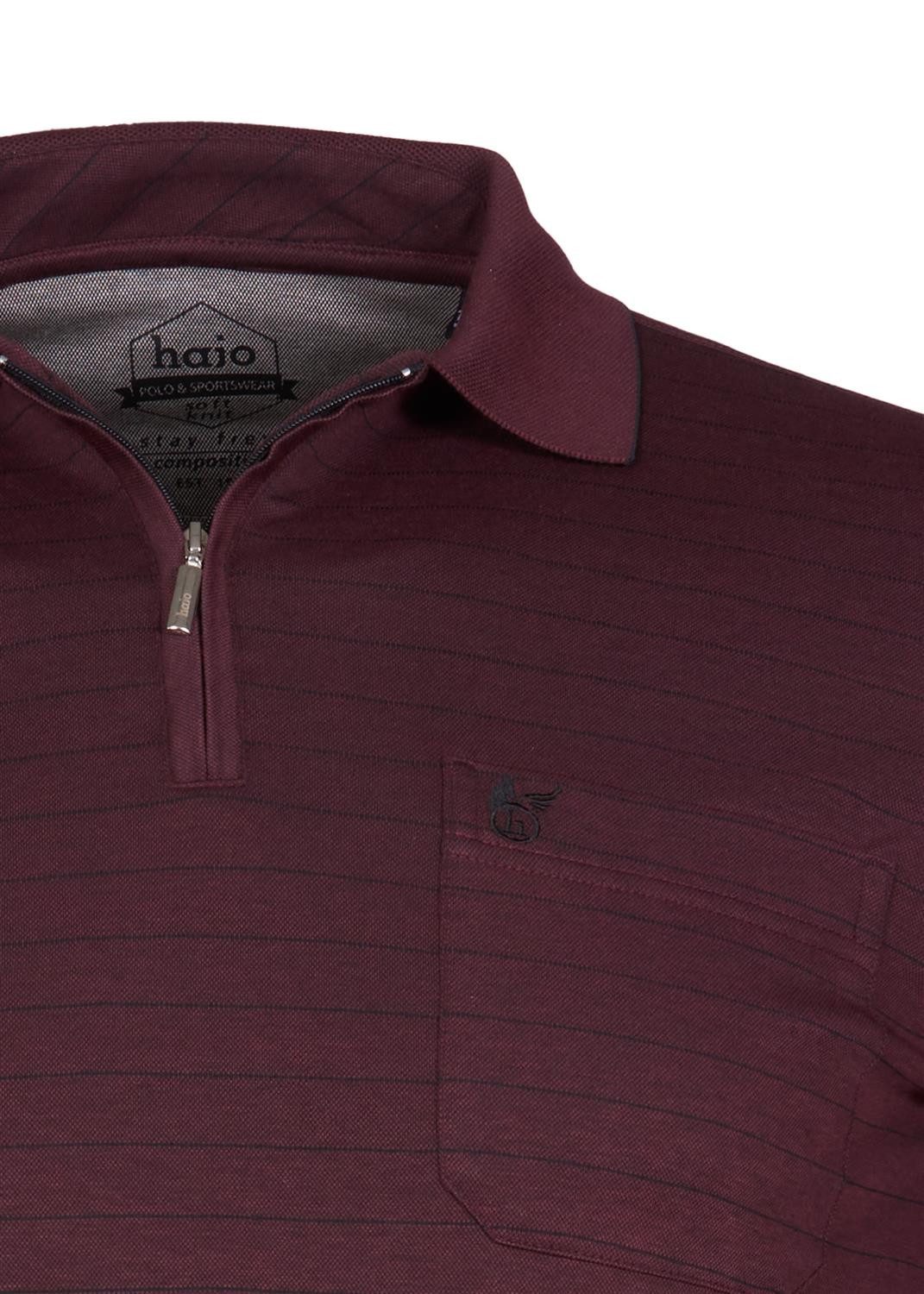 Hajo Langarm-Poloshirt Soft-Knit-Poloshirt