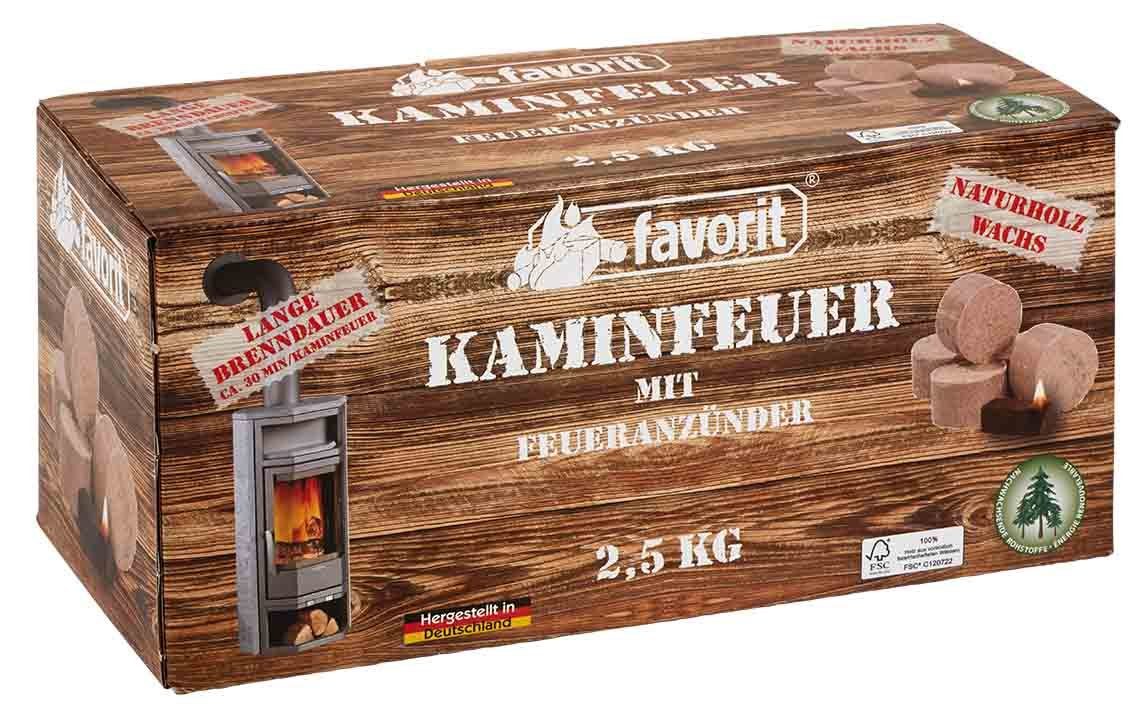 favorit Grillanzünder Favorit Kaminfeuer XXL-Feueranzünder 2,5 kg, 2.5 l