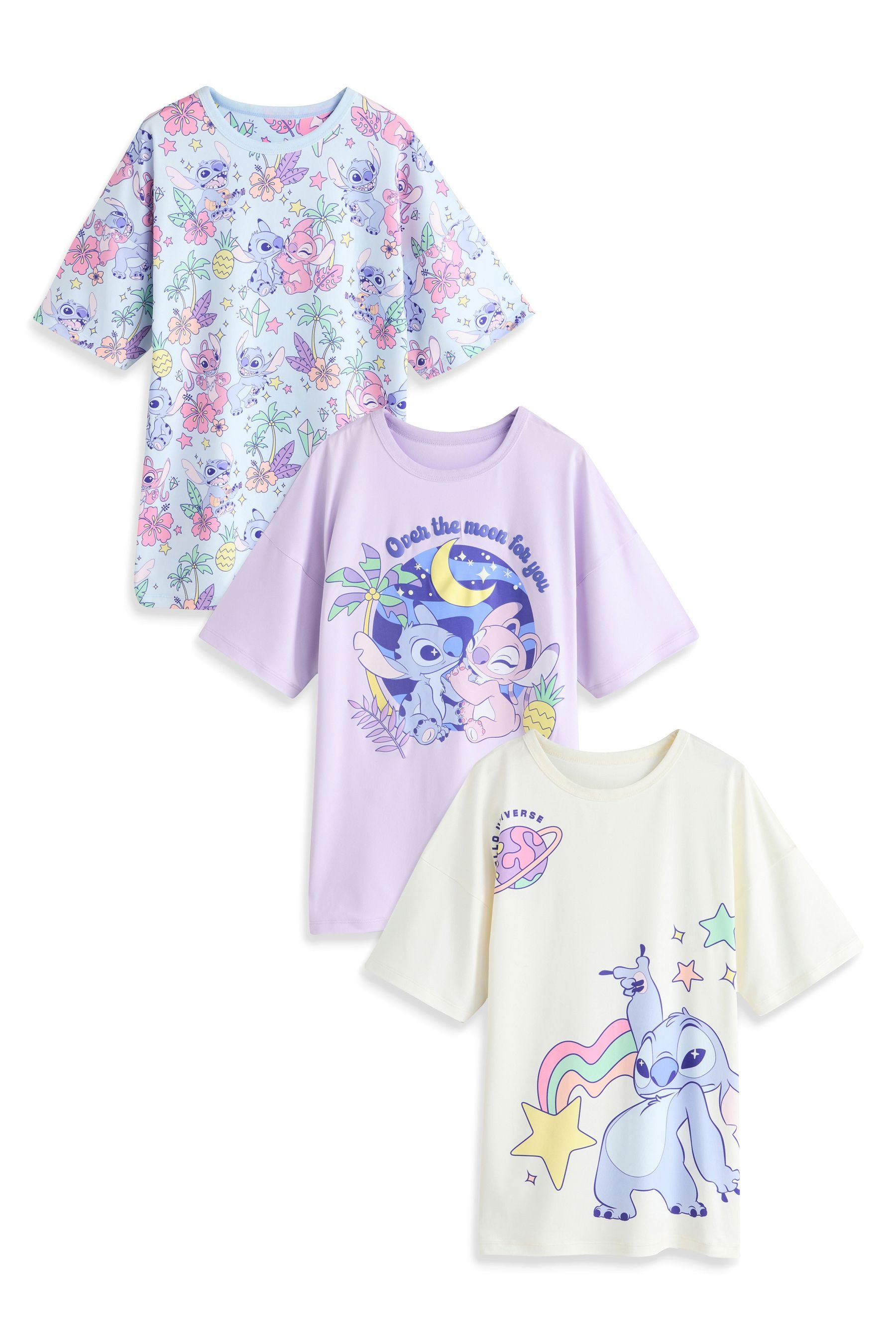 Nachthemd Lilo and Stitch Nachthemden, 3er-Pack