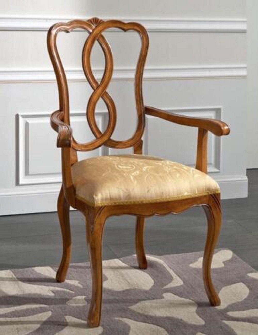 JVmoebel Stuhl Klassische Stühle Stuhl Designer Esszimmerstuhl Luxus Holz Holzstuhl
