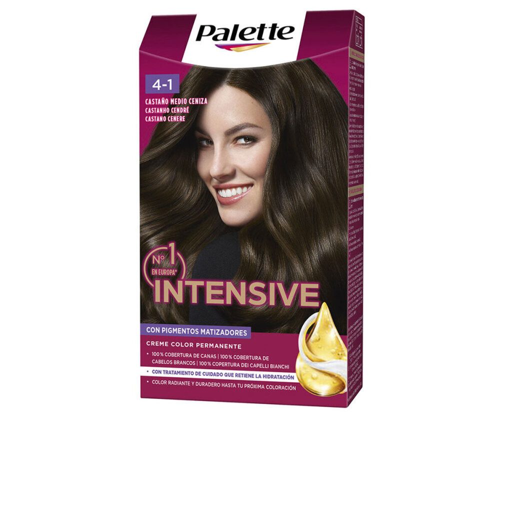 Schwarzkopf Haarpflege-Set PALETTE INTENSIVFARBE #4 .1-Mittleres Aschbraun 1 Einheit
