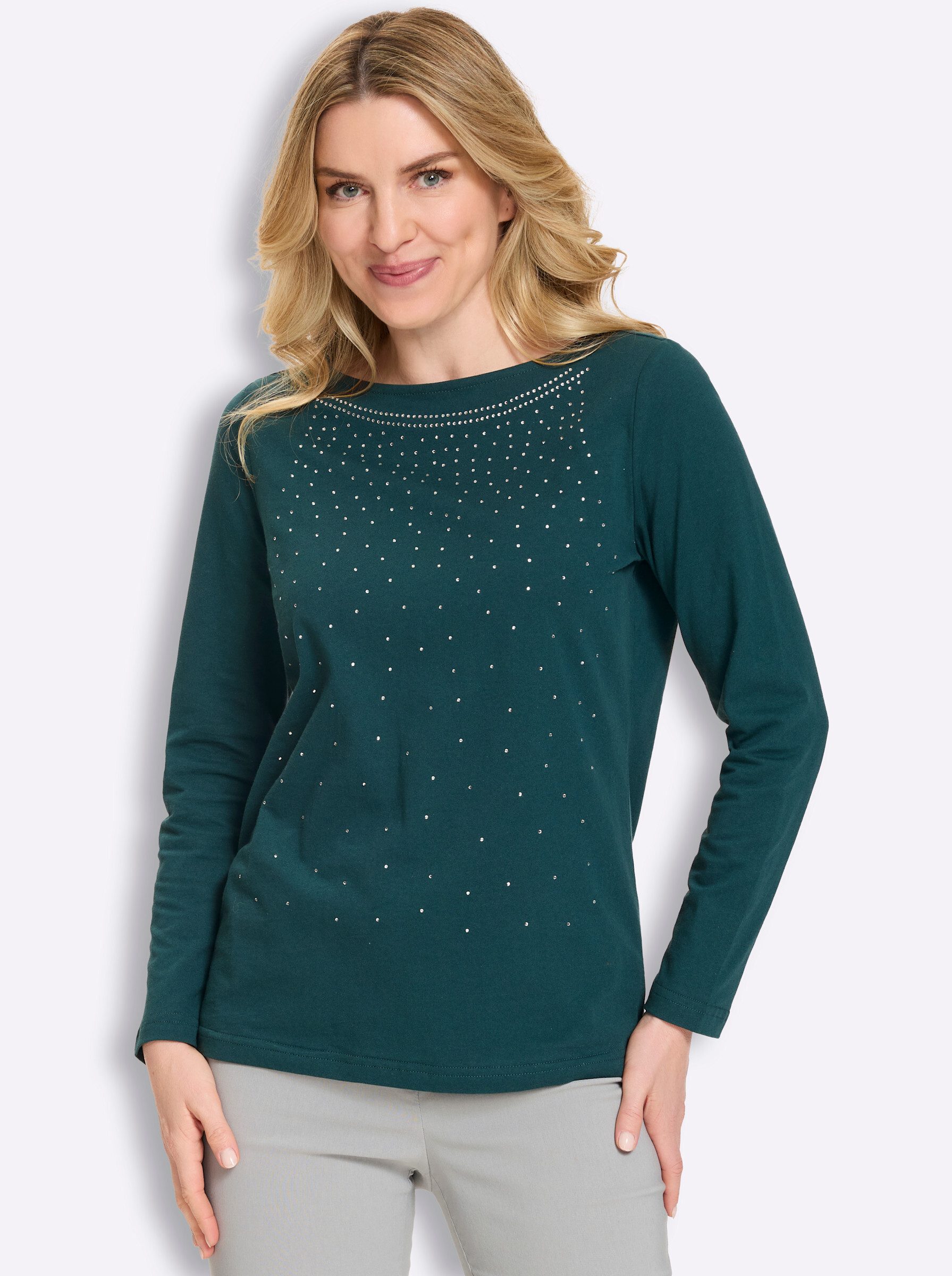 T-Shirt Langarm-Shirt Langarm
