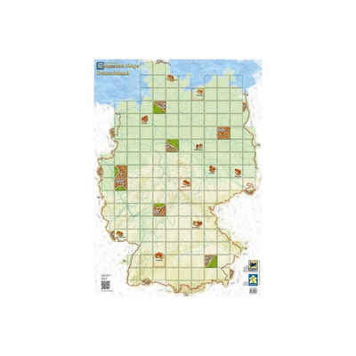 Hans im Glück Spiel, Familienspiel HIGD0120 - Carcassonne Maps: Deutschland, für 2-5..., Strategiespiel