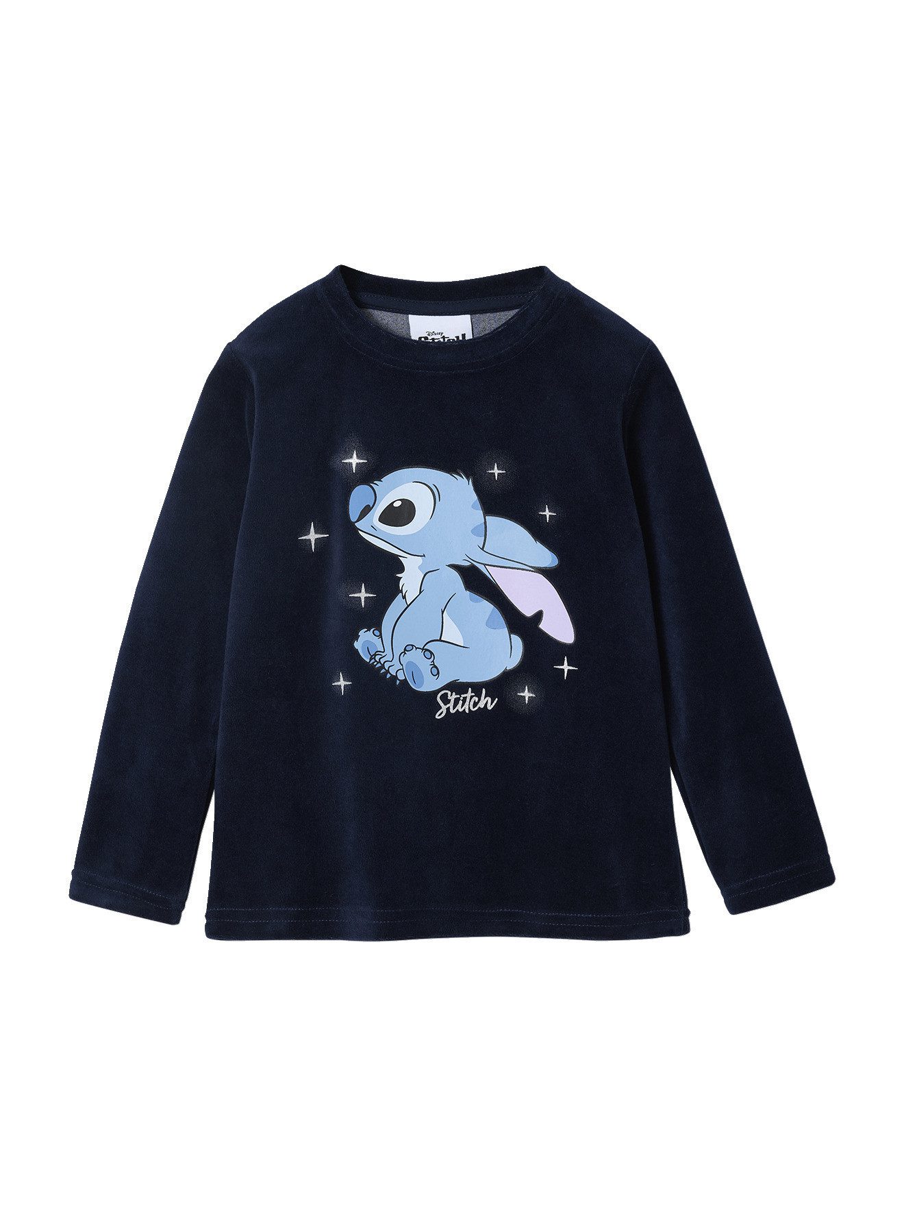 vertbaudet Schlafanzug Schlafanzug Disney LILO & STITCH aus Samt, Mädchen
