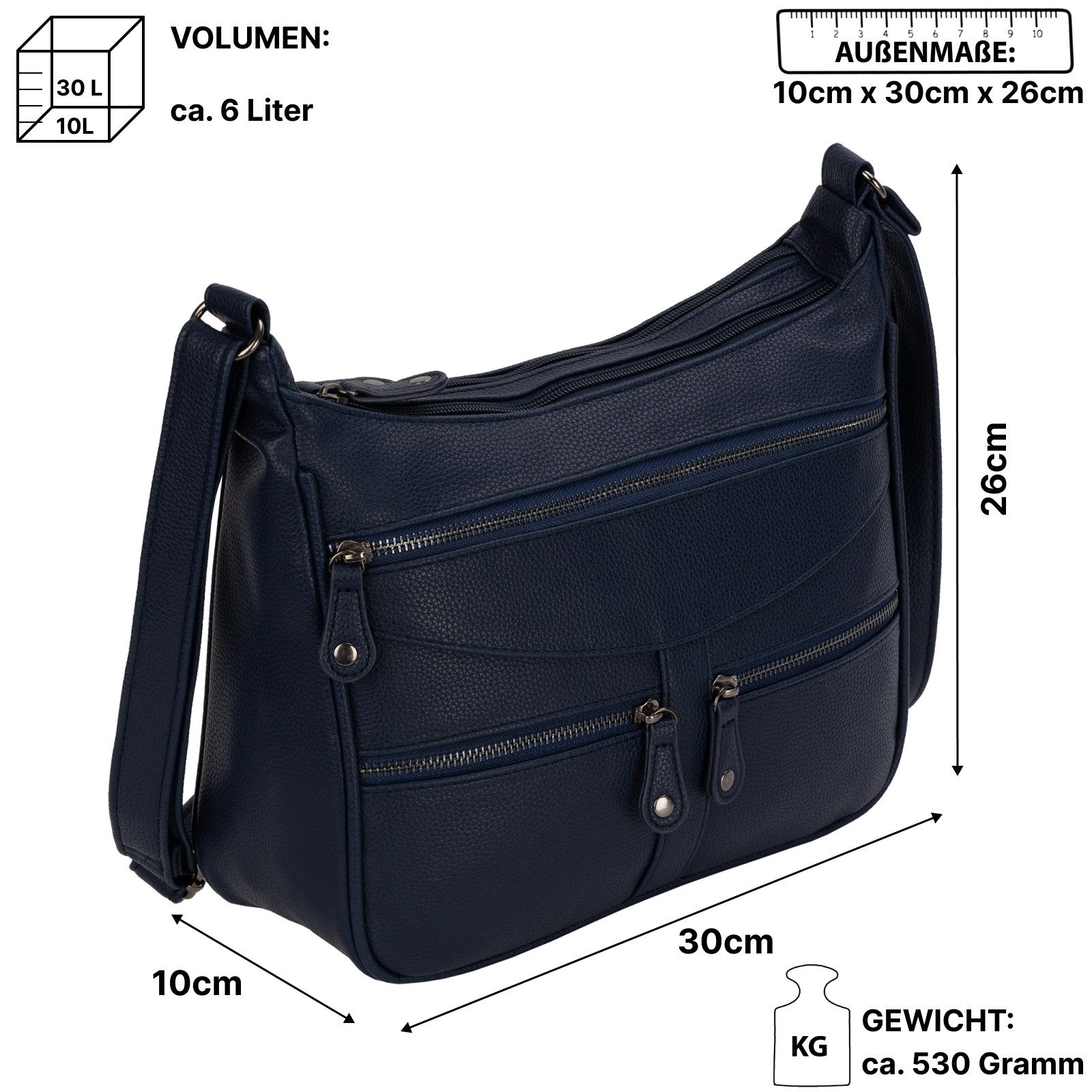 EAAKIE Umhängetasche Damen Tasche Schultertasche Umhängetasche Leder Optik günstig online kaufen