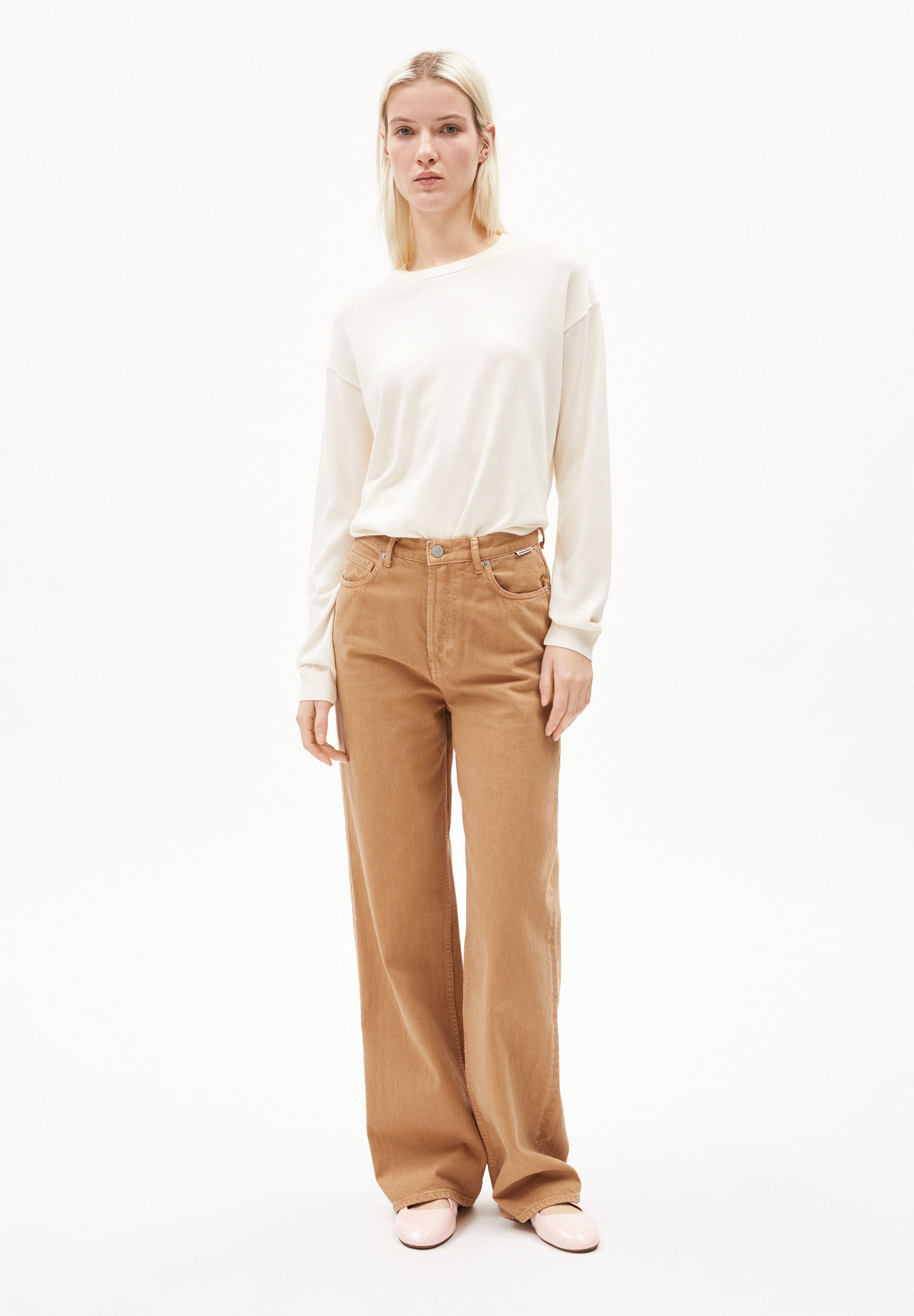 Armedangels Strickpullover LARUNAA Pullover aus Bio-Baumwoll Mix Loose Fit günstig online kaufen