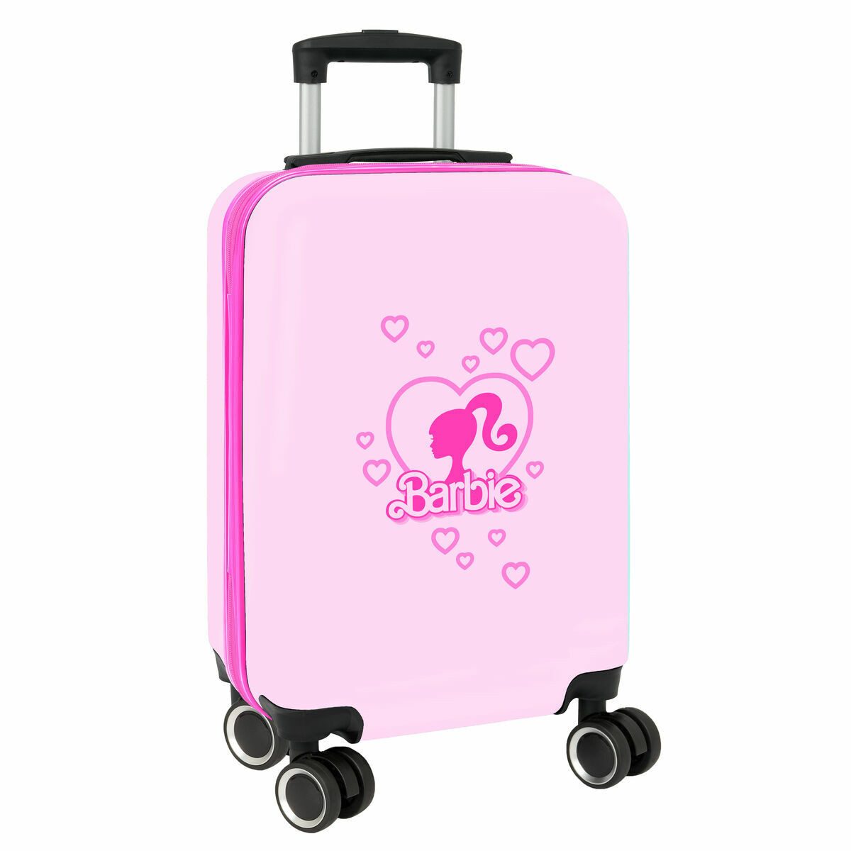 Barbie Trolley Rosa - 34,5 x 55 x 20 cm Koffer Barbie Rosa Celeste Trolley Hartschale