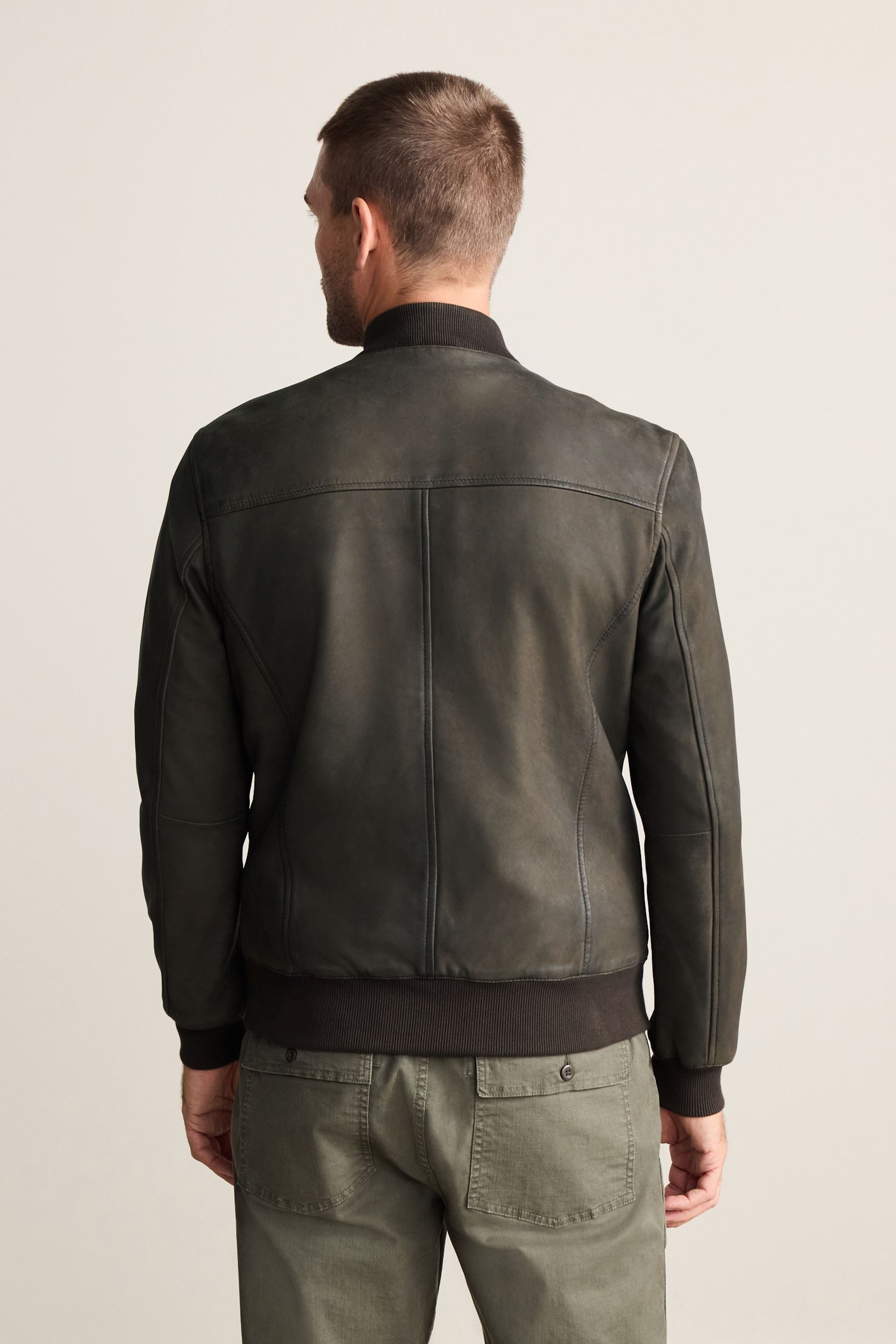 Next Lederjacke Signature Bomberjacke aus Leder günstig online kaufen