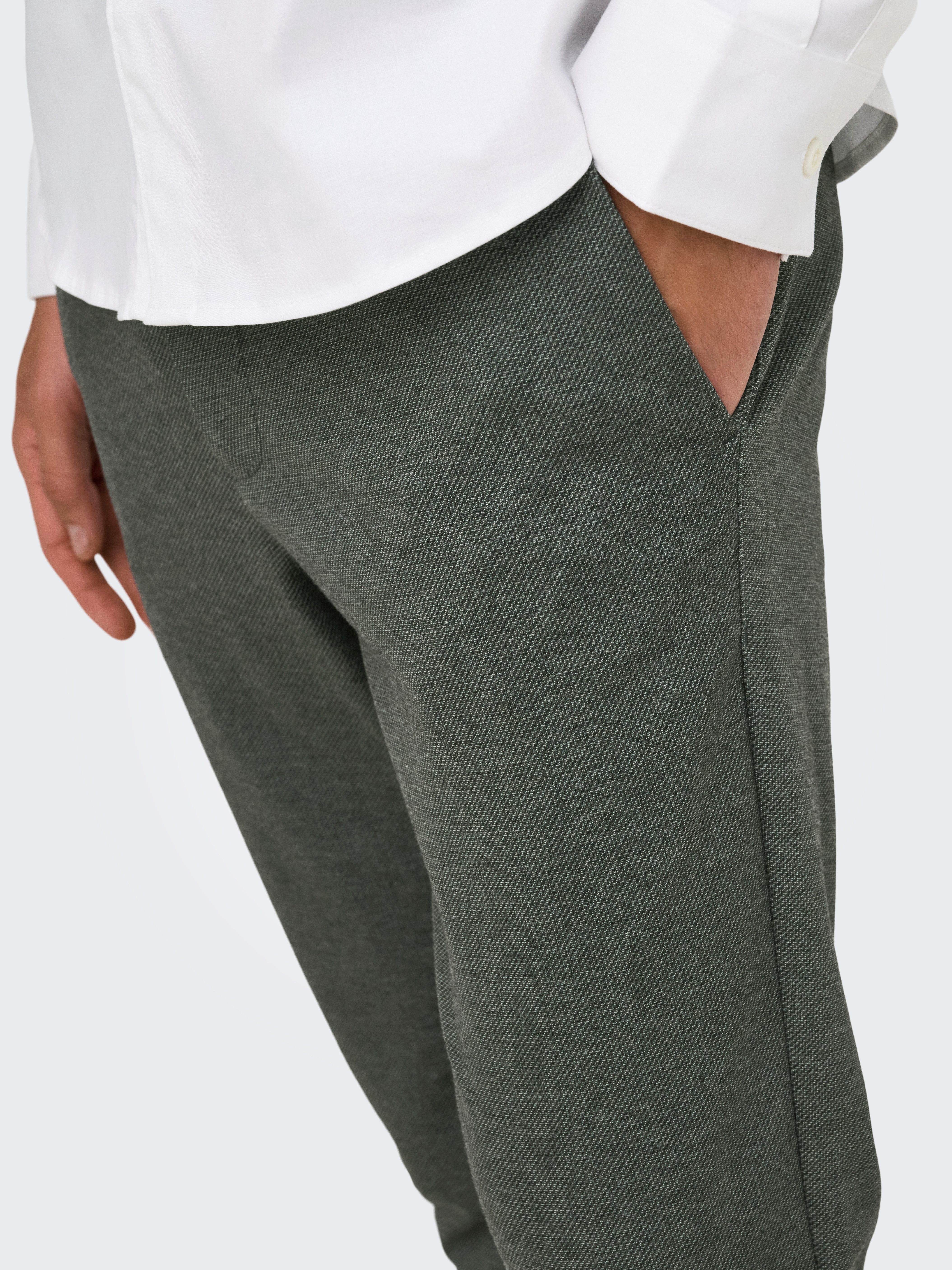 ONLY & SONS Chinos ONSMARK SLIM DITSY 020934 PANT NOOS Viskosemischung, slim fit – Bild 3 von 5