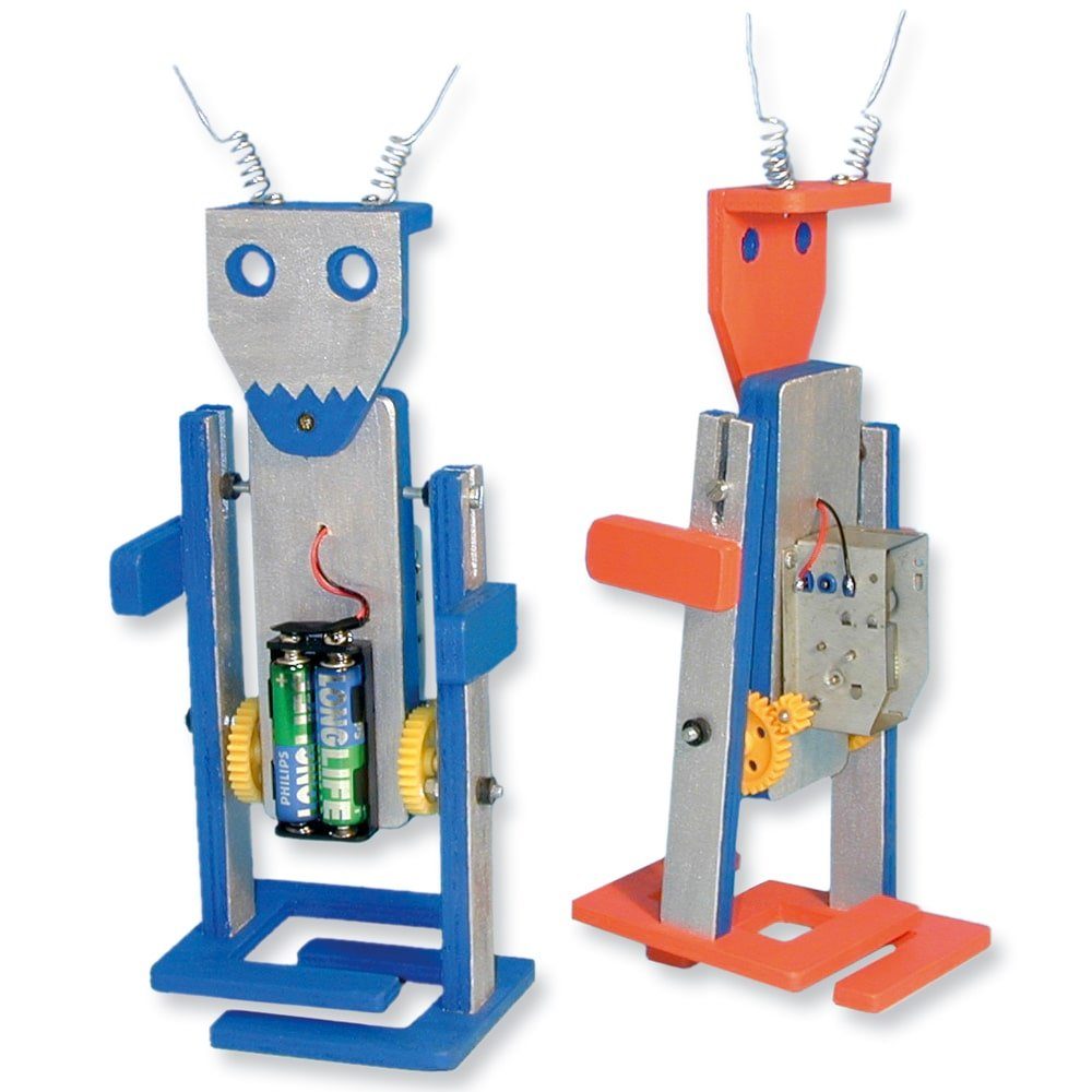 matches21 HOME & HOBBY Holzbaukasten »Laufender Roboter Elektrobausatz  Kinder«, Komplettes Material-Set, siehe Artikelbeschreibung online kaufen |  OTTO