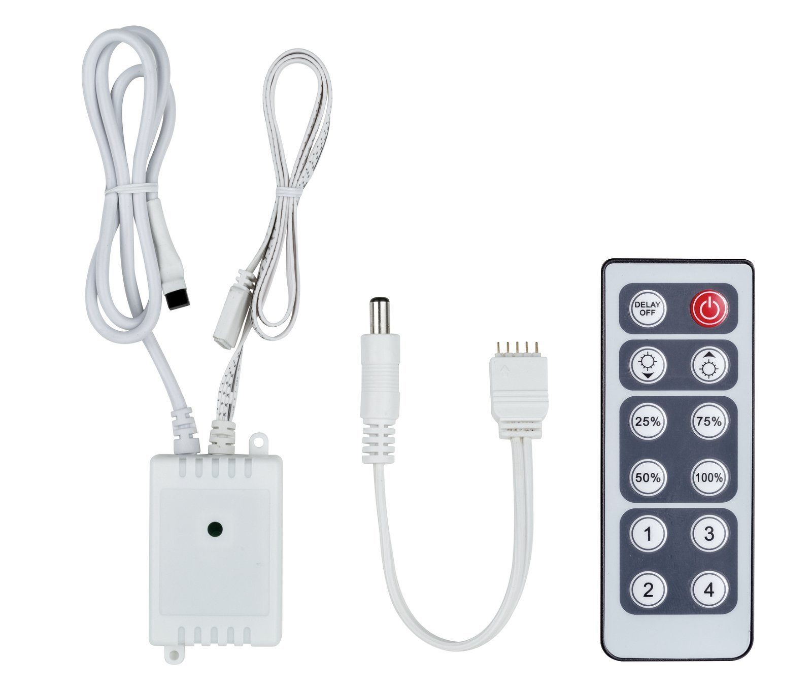 Paulmann LED-Streifen MaxLED Dimm/Switch-Controller 24V DC max. 144W Kunststoff, Zubehör, mit Fernbedienung